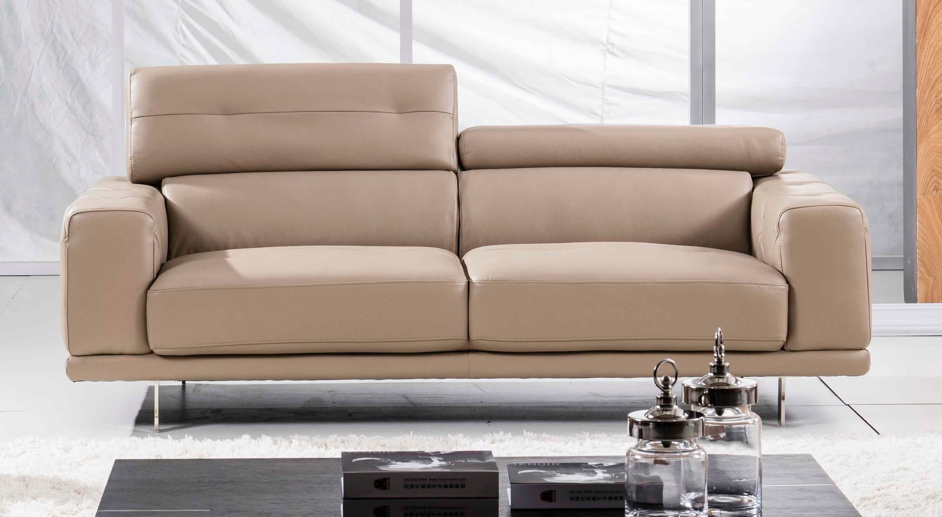 S116 Top Grain Leather Match Sofa