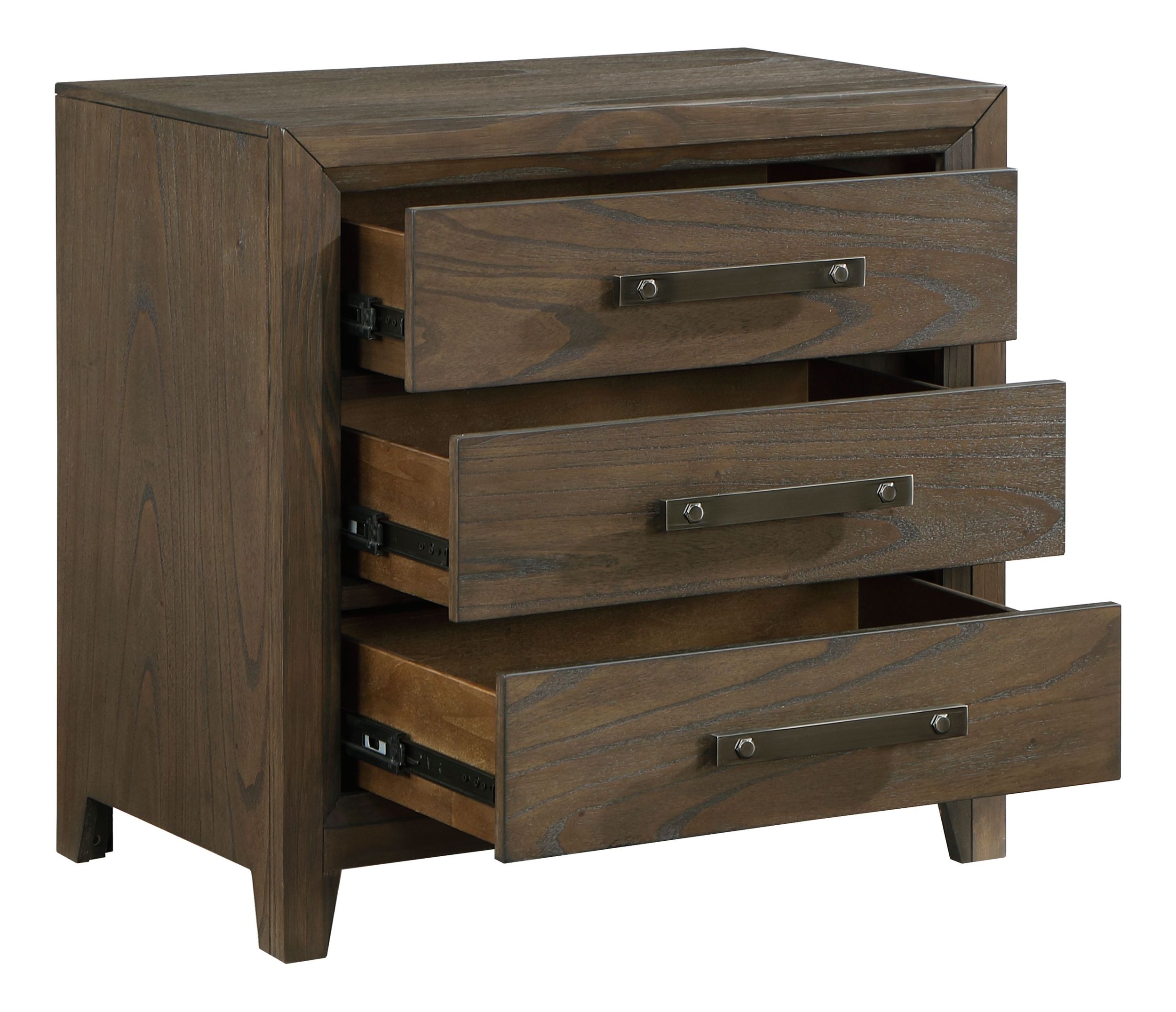 Cambridge Chenille/Wood Storage Platform Bedroom Set