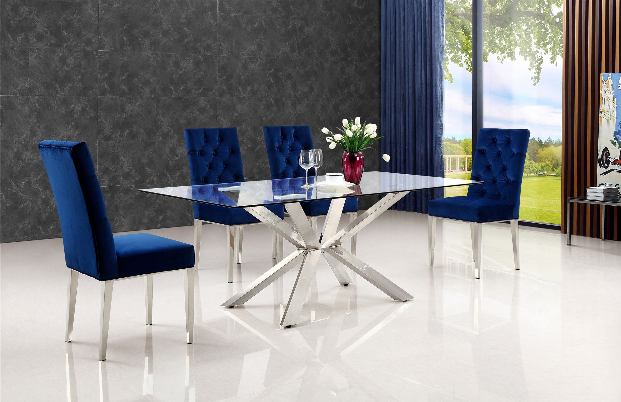 Juno Velvet Dining Chair