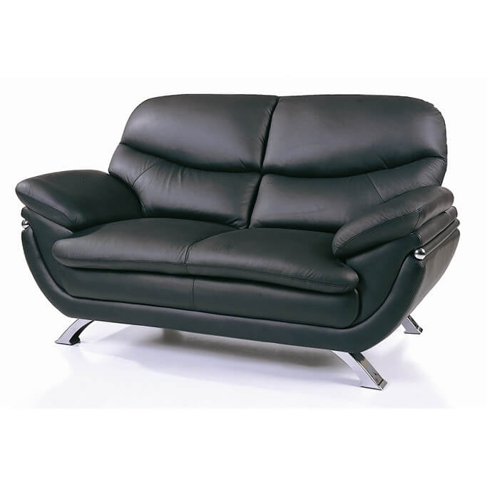 Jonus Living Room Set, Black by Beverly Hills Furniture