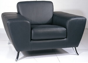Julie Living Room Set, Black by Beverly Hills Furniture