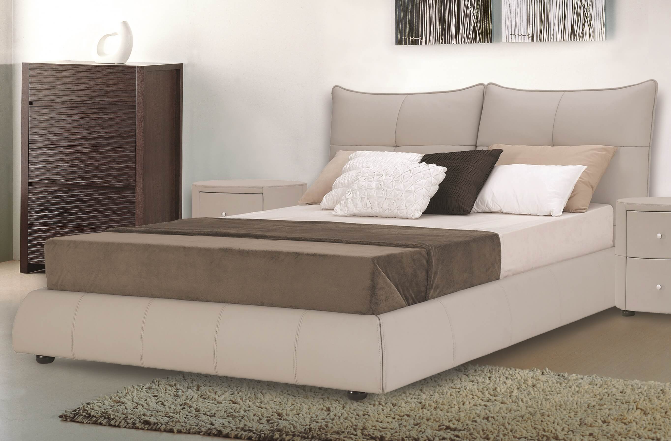 Excite Leather Bed