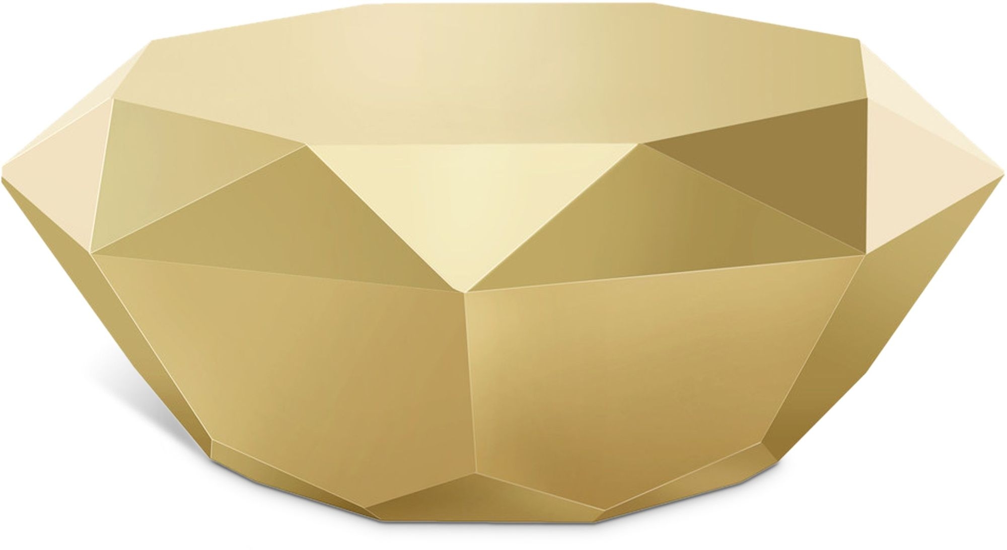 Gemma 39" Diamond Steel Coffee Table