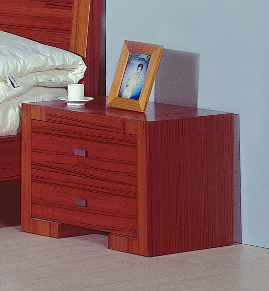 Alpha Wood Veneer Nightstand