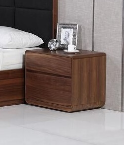 Anthrop Wood Nightstand