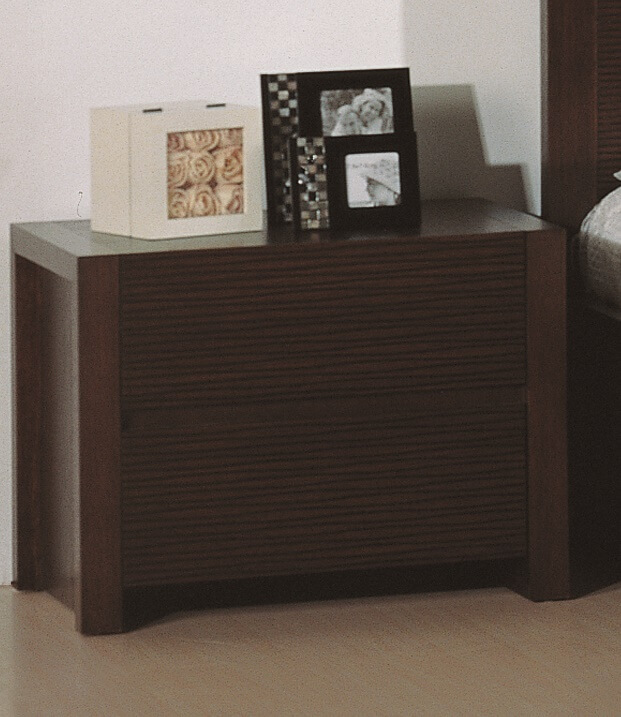 Etch Wood Nightstand