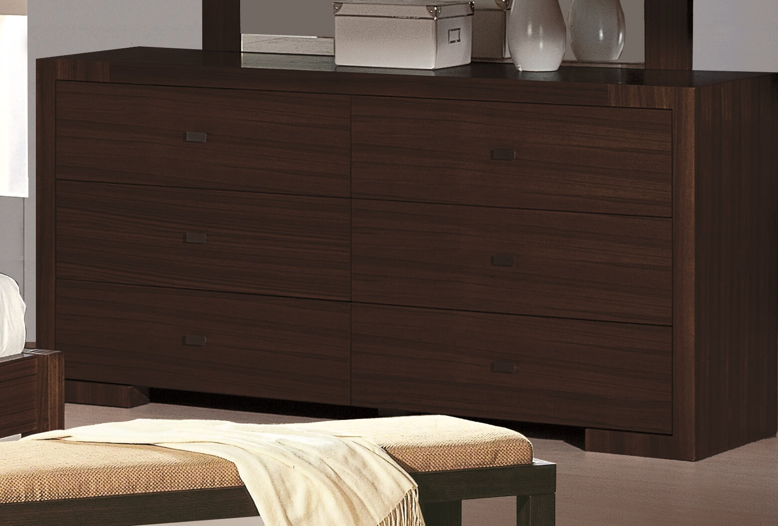 Alpha Wood Veneer Dresser