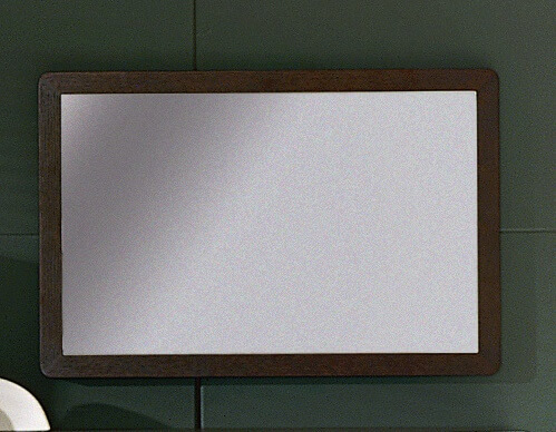 Cosmo Rectangular Wood Mirror