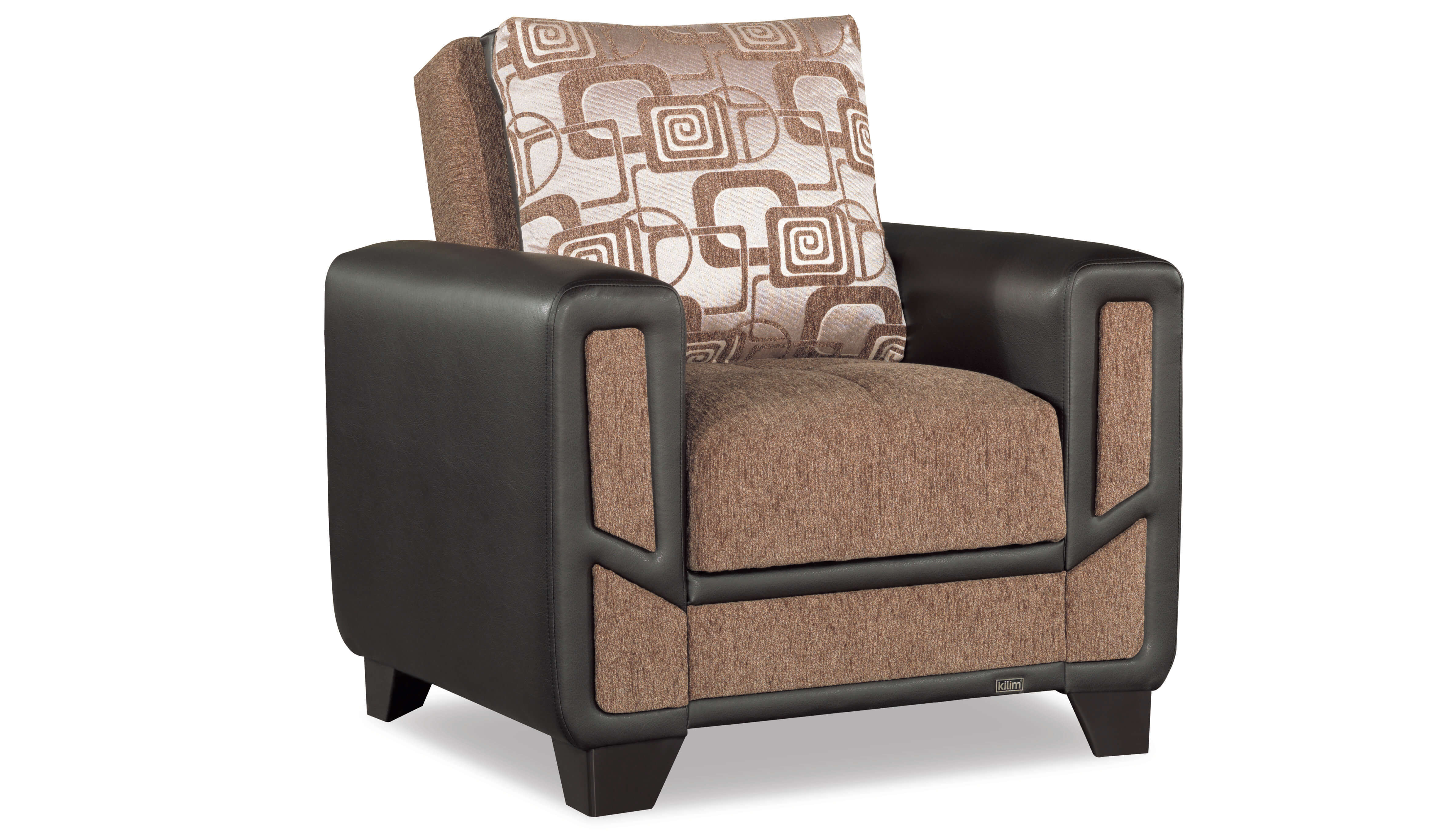 Mondo Modern Chair, Brown by Casamode