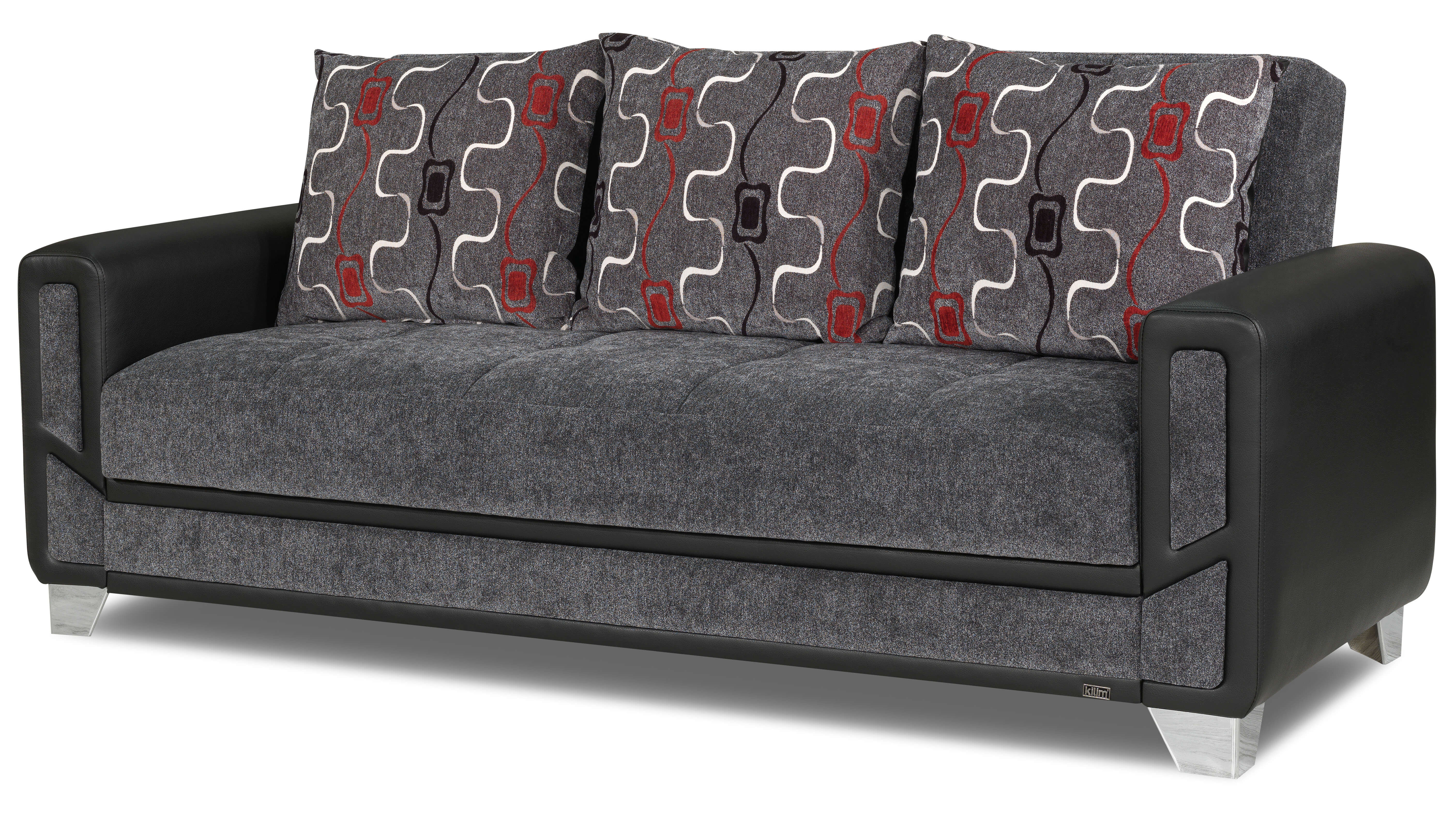 Mondo Modern Sofa, Gray by Casamode