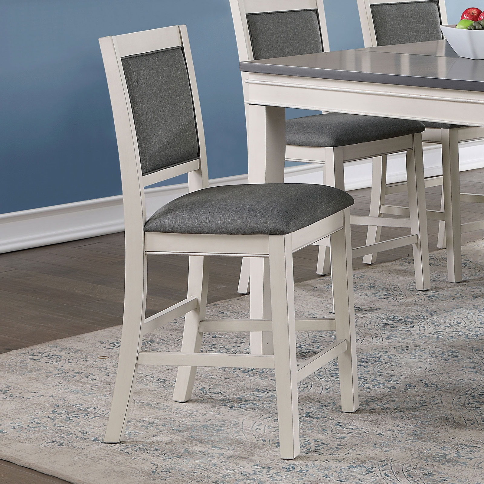 Lakeshore Fabric/Wood Counter Height Dining Chair, Set of 2