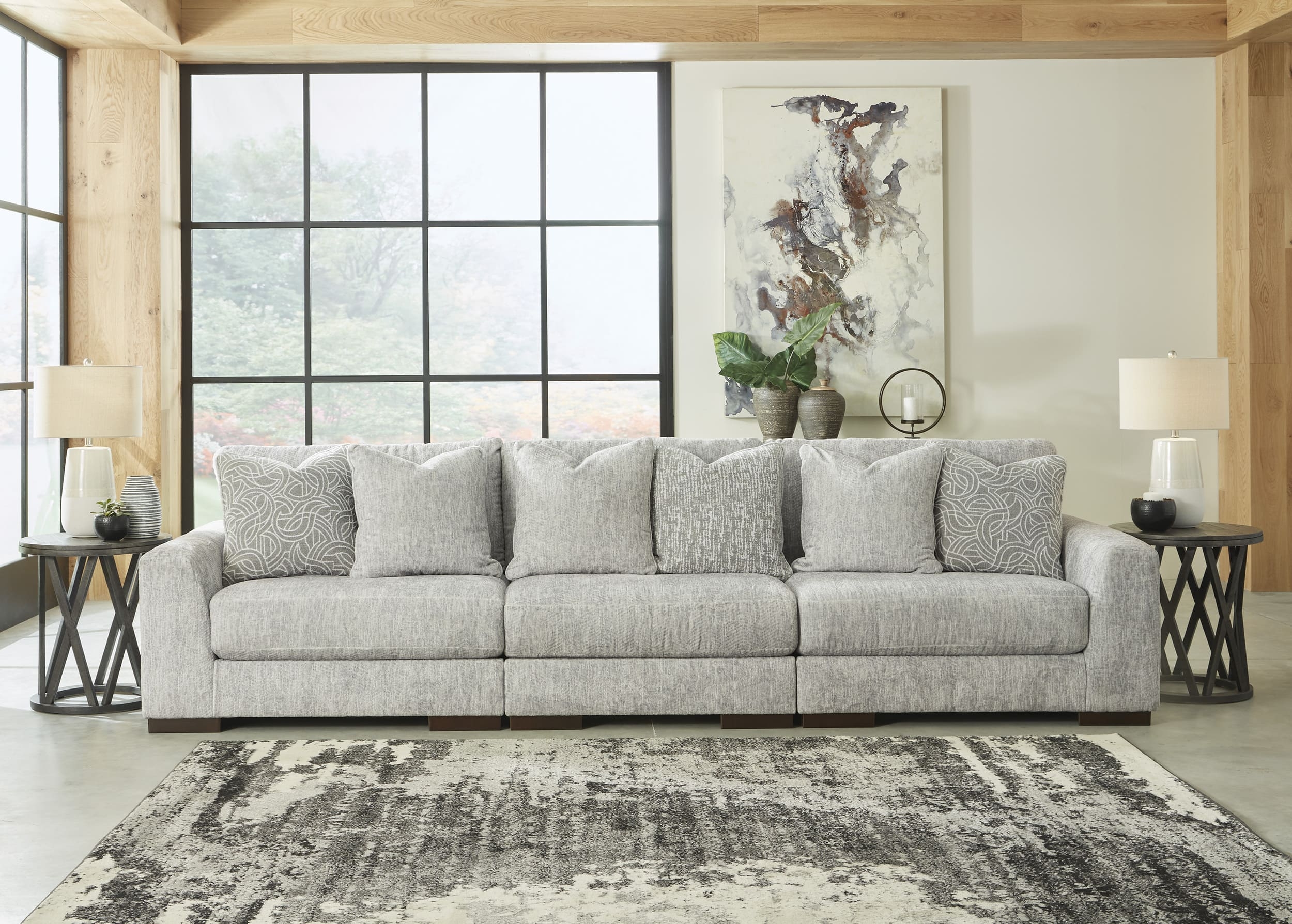 Regent Park 3-Piece Polyester Sofa