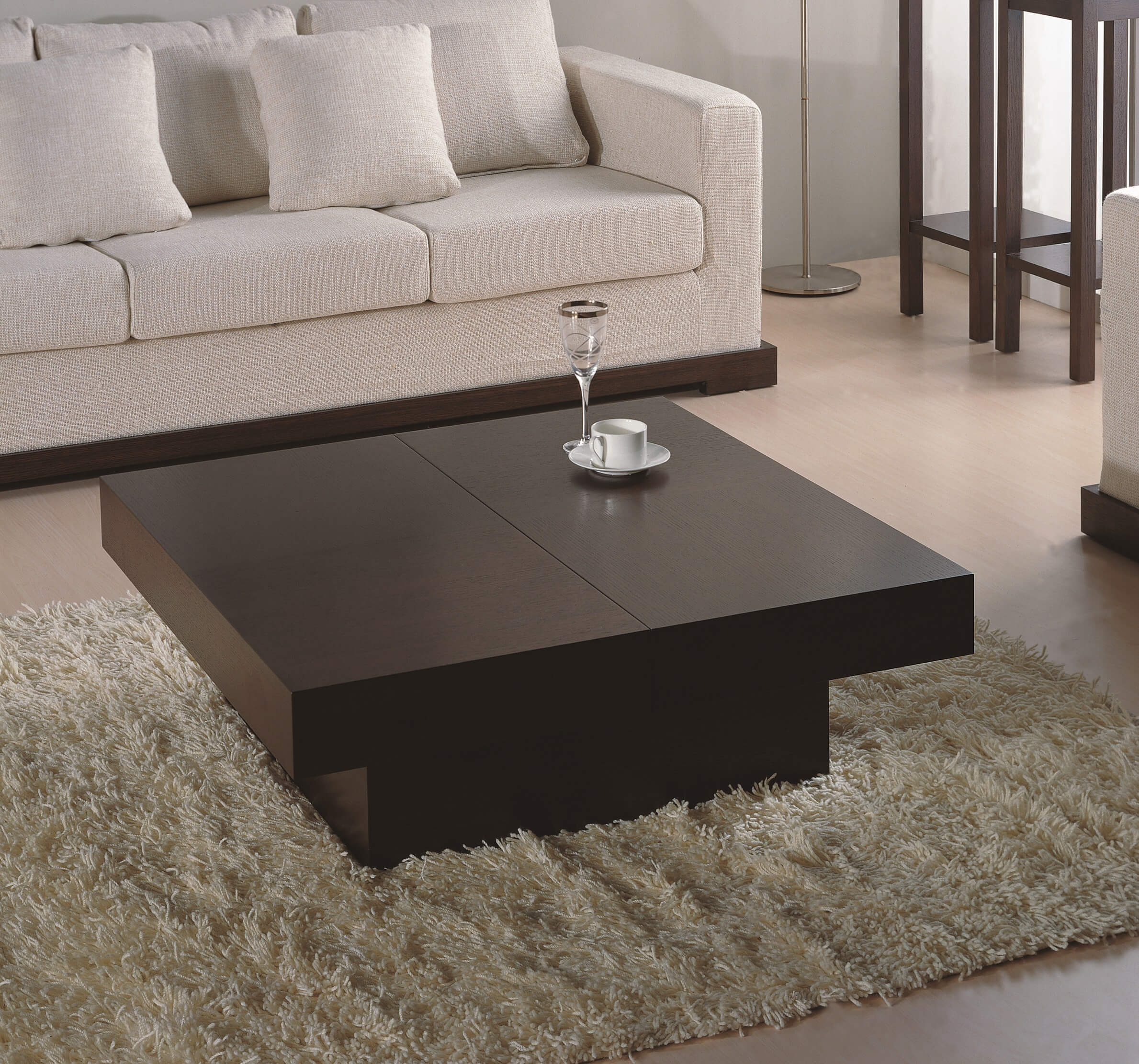 Nile Square Coffee Table by Beverly Hills Furnitue