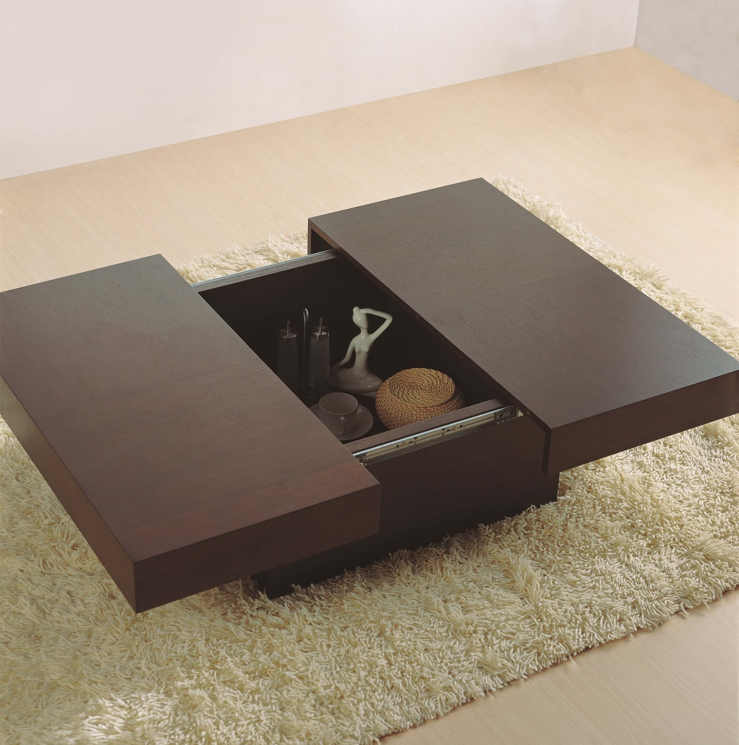 Nile Square Coffee Table by Beverly Hills Furniture