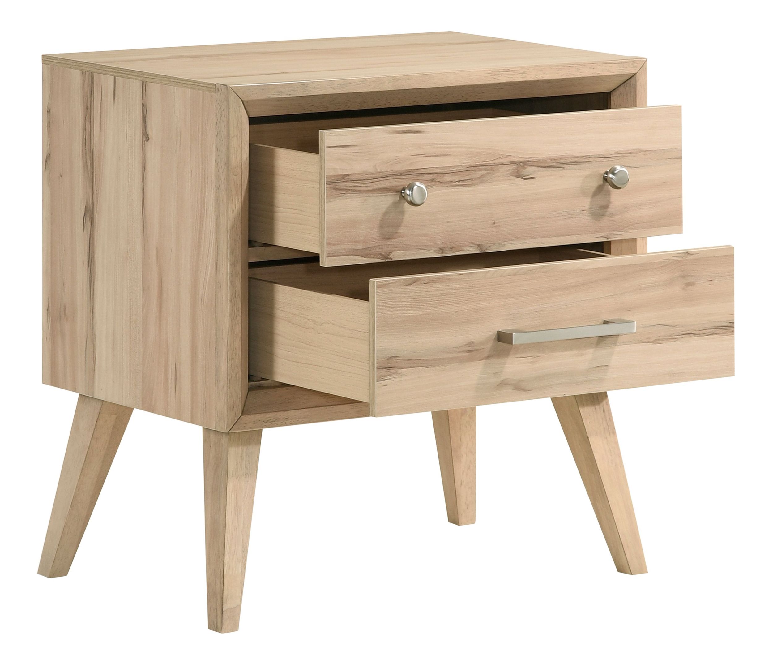 Marrin Melamine/Wood 2-Drawer Night Stand