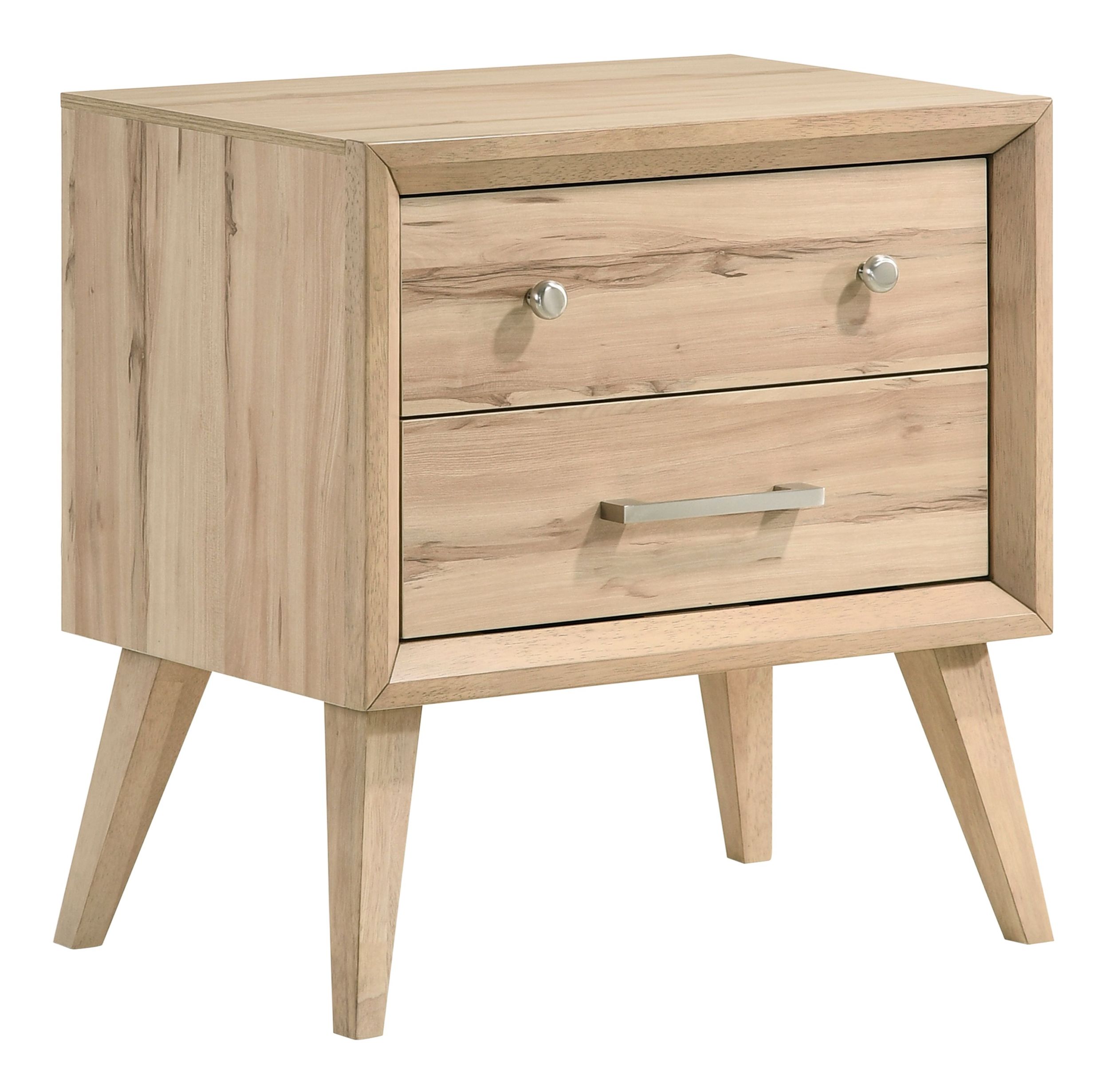 Marrin Melamine/Wood 2-Drawer Night Stand