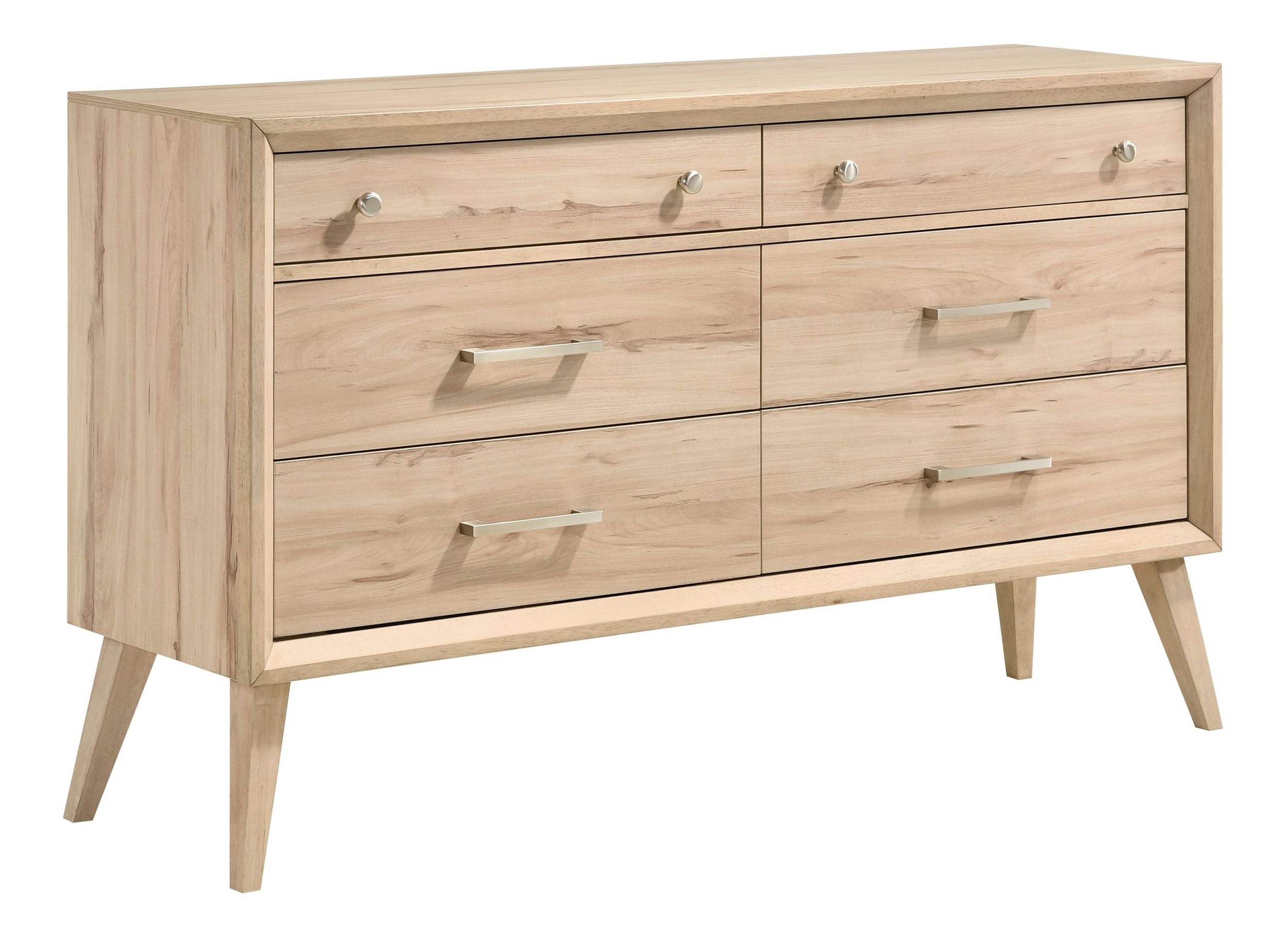 Marrin Melamine/Wood 6-Drawer Double Dresser