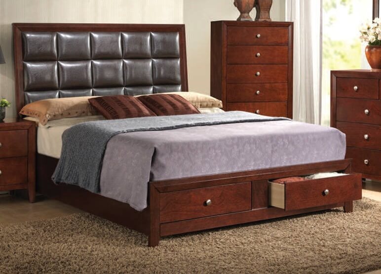 Ilana 1 Queen Size Bed by Acme Furniture