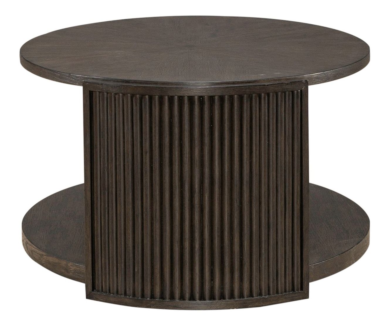 City View Storage Cocktail Set | Modern Oval Coffee Table