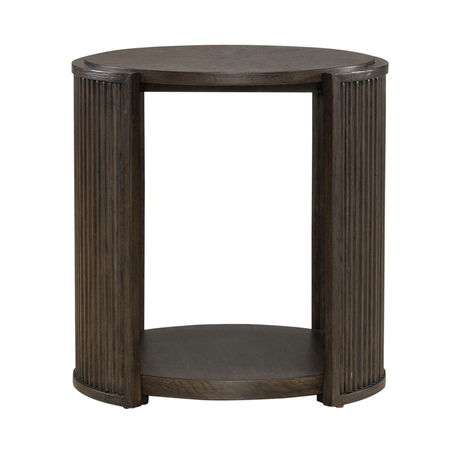 City View Storage Cocktail Set | Modern Oval Coffee Table