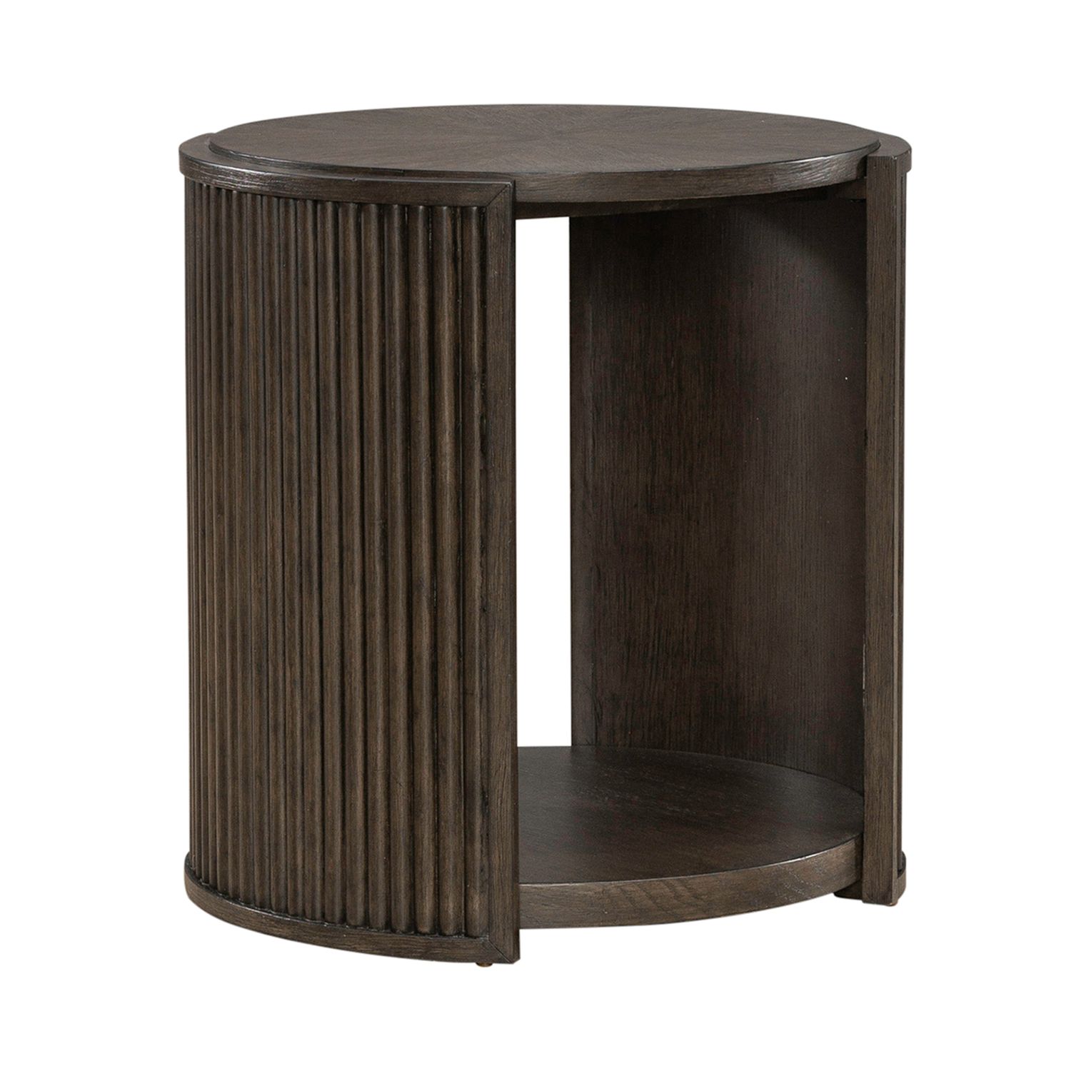 City View Storage Cocktail Set | Modern Oval Coffee Table