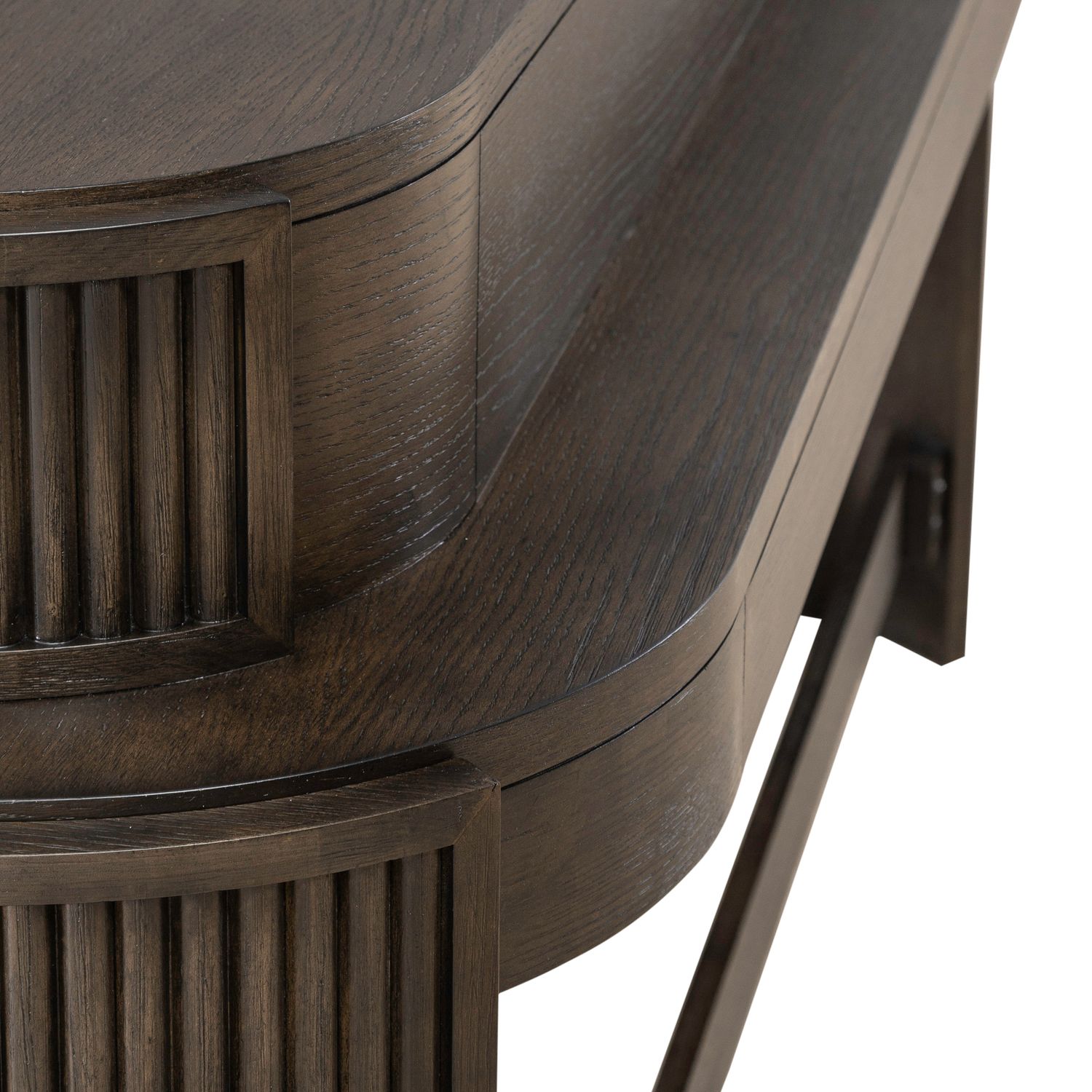 City View Console Bar Set | Modern Table w/Charging Station