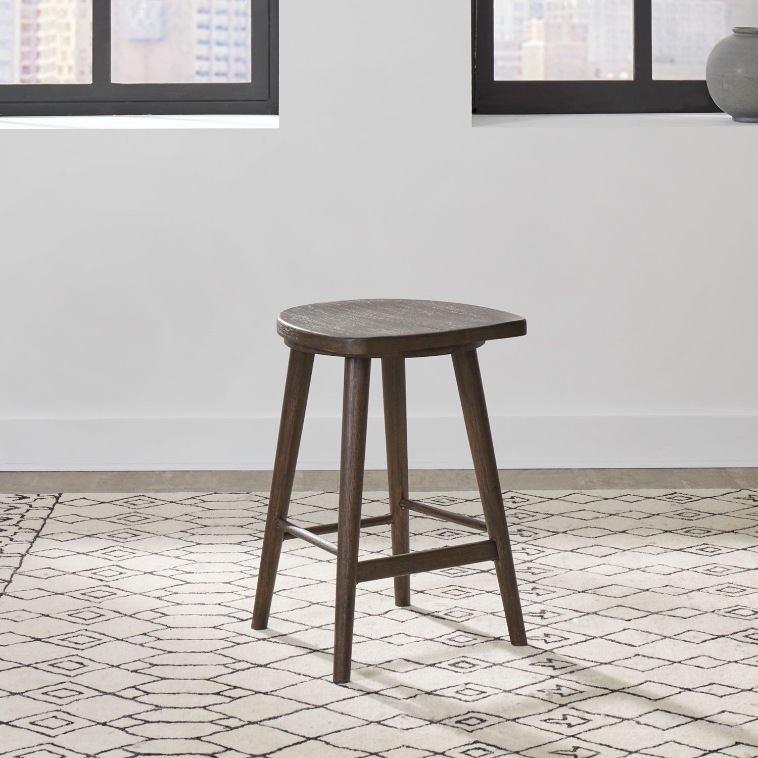 City View Console Bar Set | Modern Table w/Charging Station