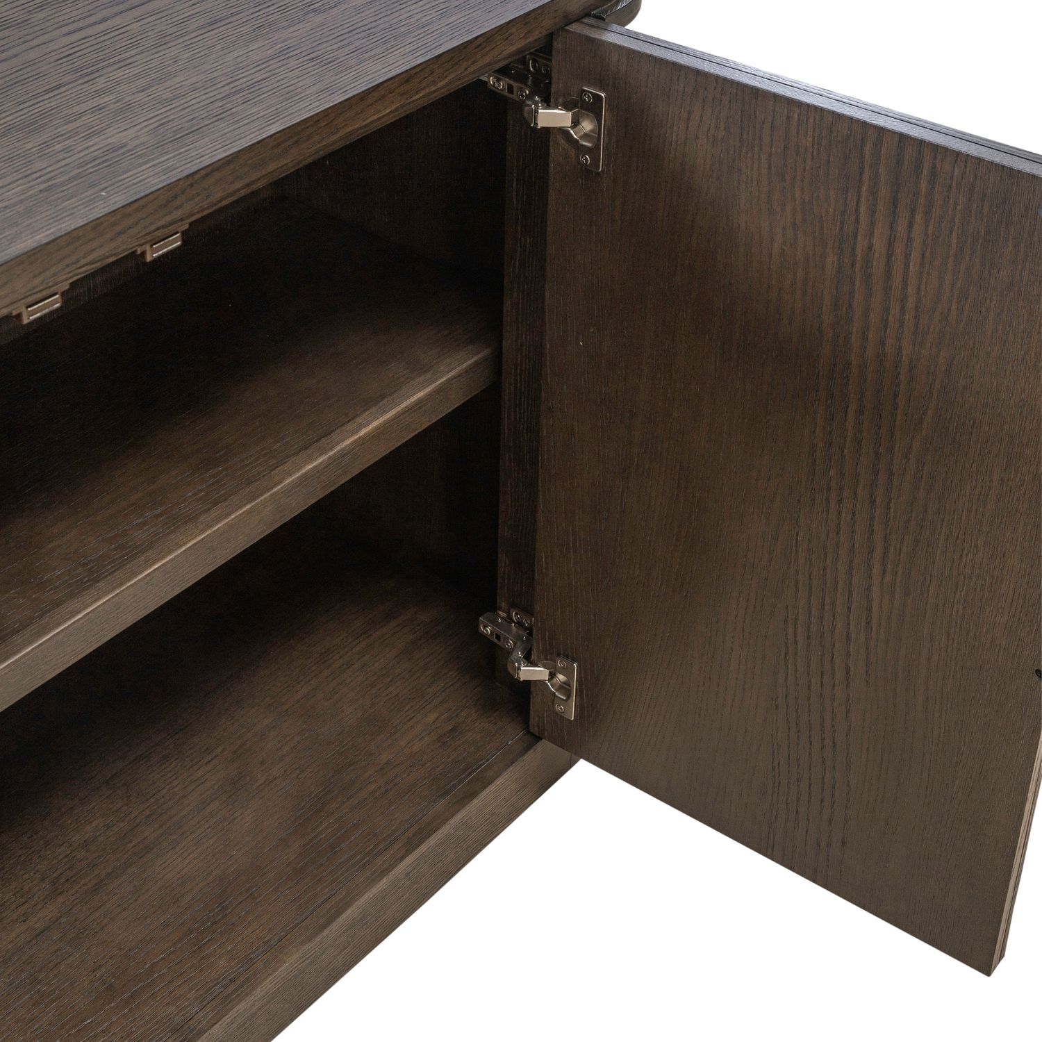City View Wood 82-Inch TV Console w/4 Doors