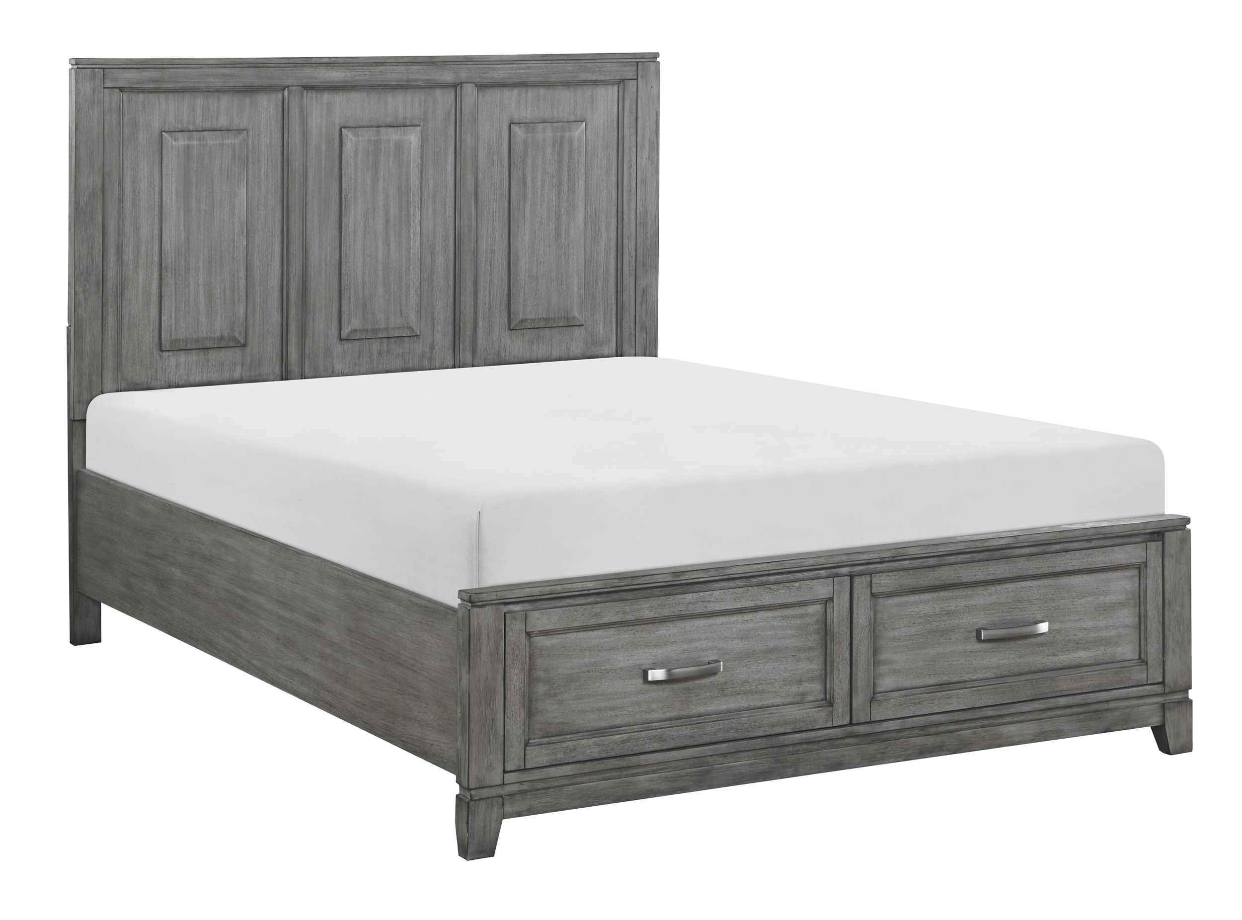 Garretson Wood/Wood Veneer Storage Platform Bedroom Set