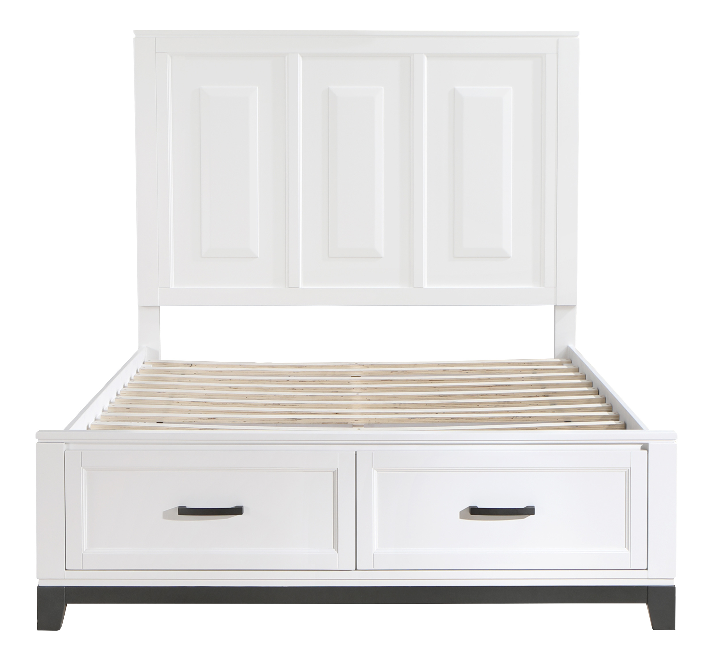 Garretson Wood/Wood Veneer Full Storage Platform Bed