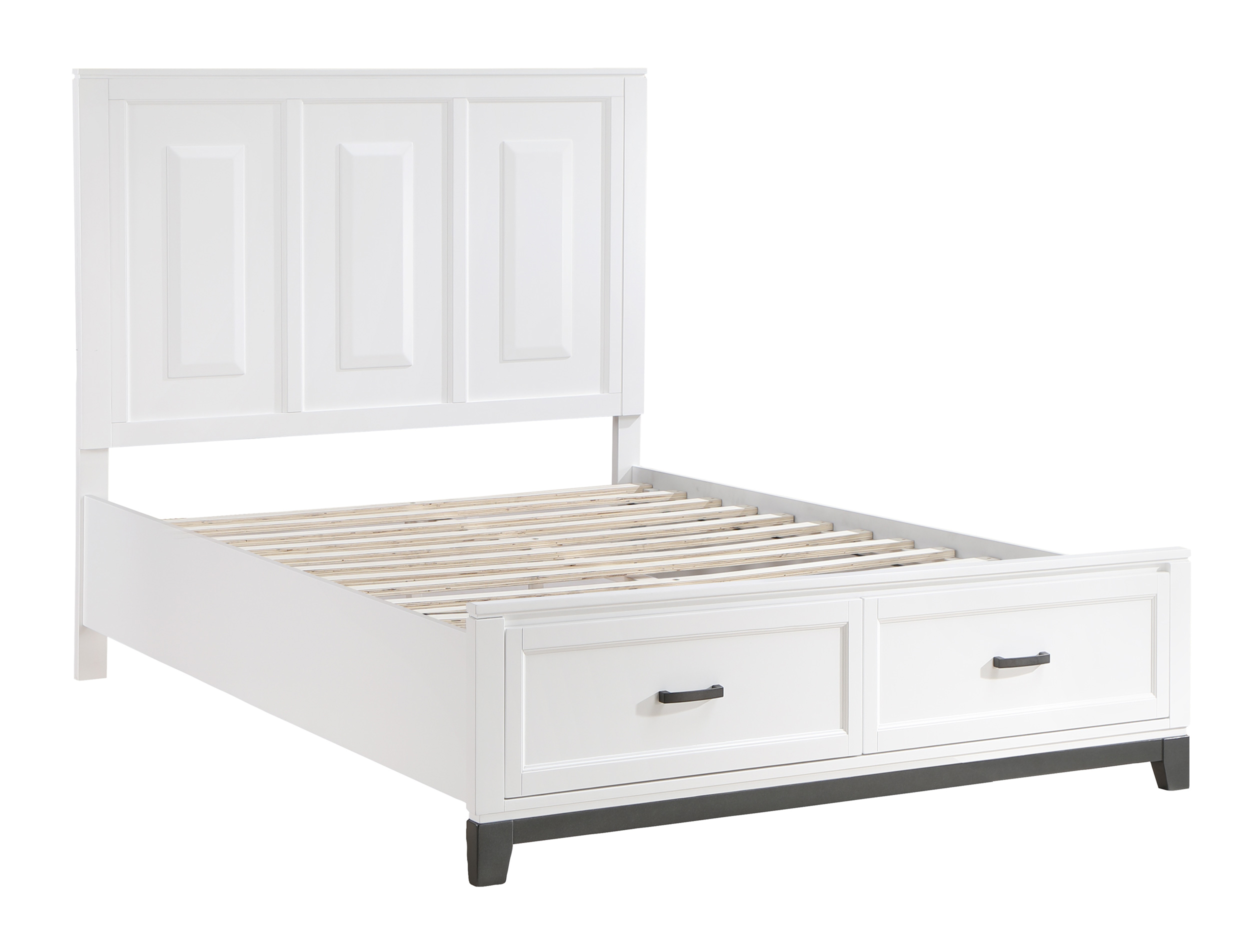 Garretson Wood/Wood Veneer Queen Storage Platform Bed