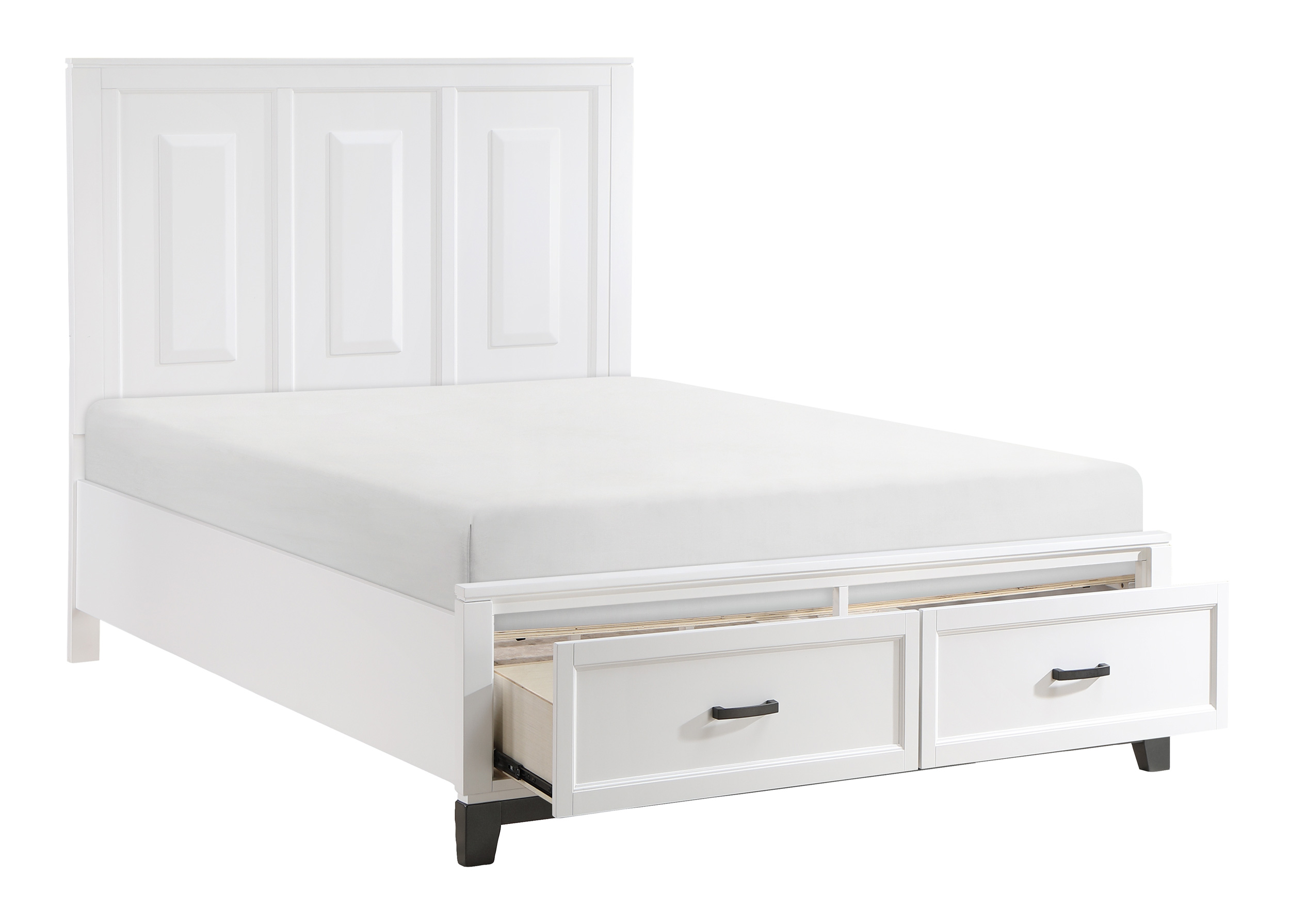 Garretson Wood/Wood Veneer California King Storage Platform Bed