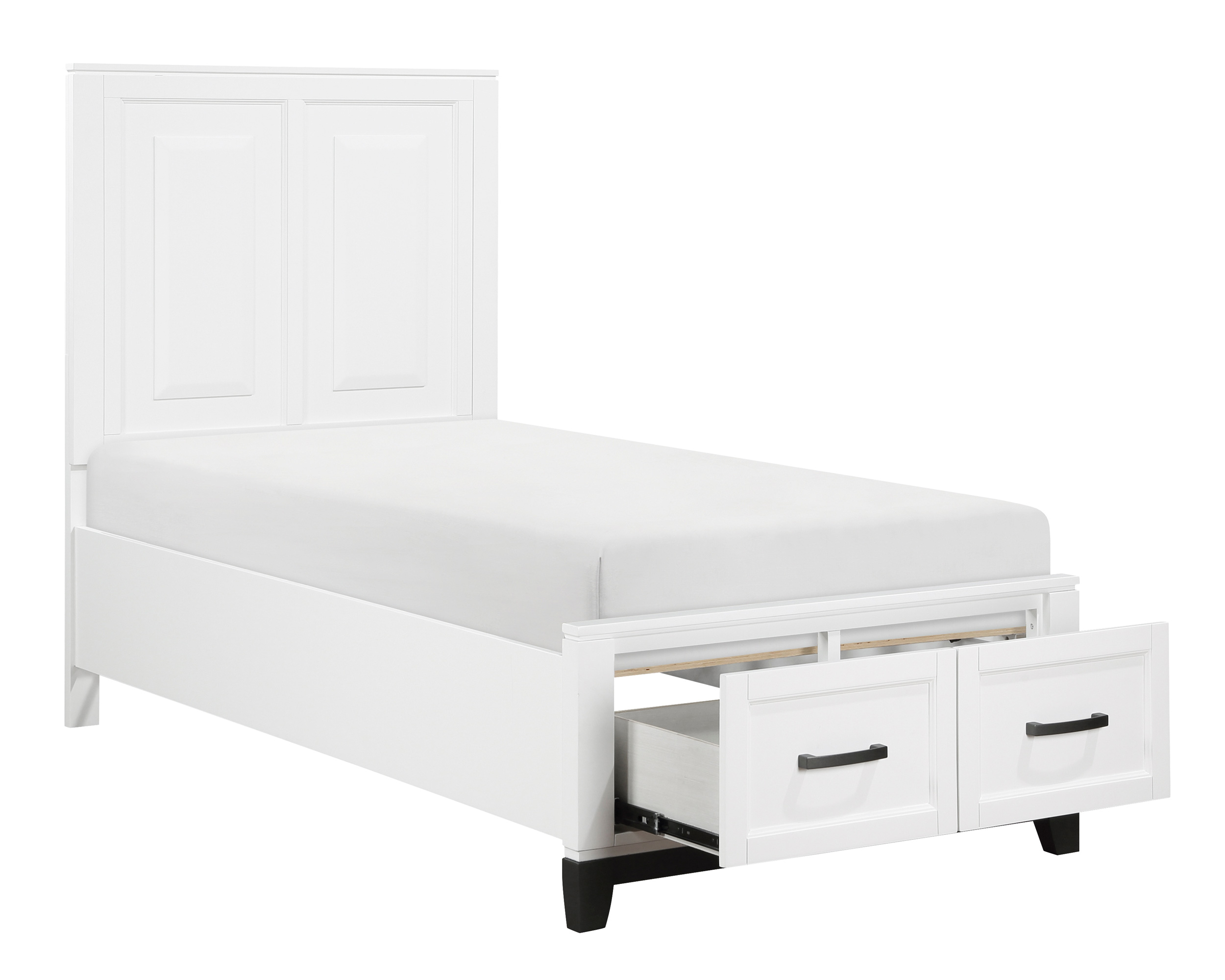 Garretson Wood/Wood Veneer Storage Platform Bedroom Set