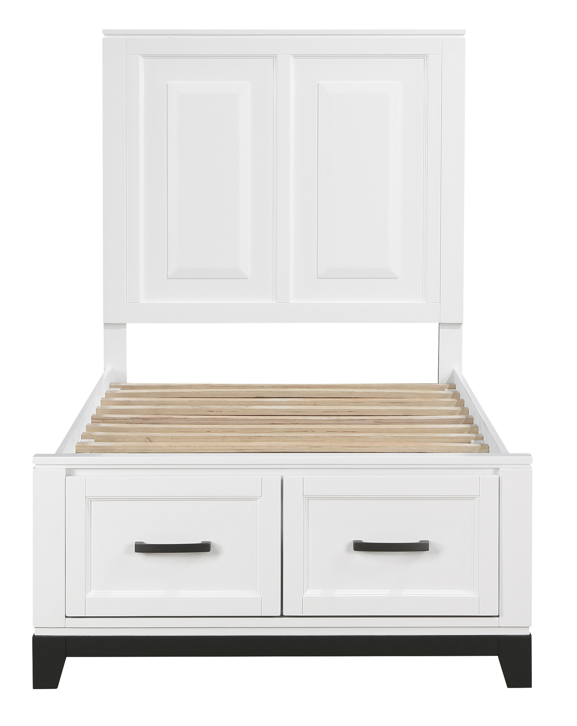 Garretson Wood/Wood Veneer Storage Platform Bedroom Set