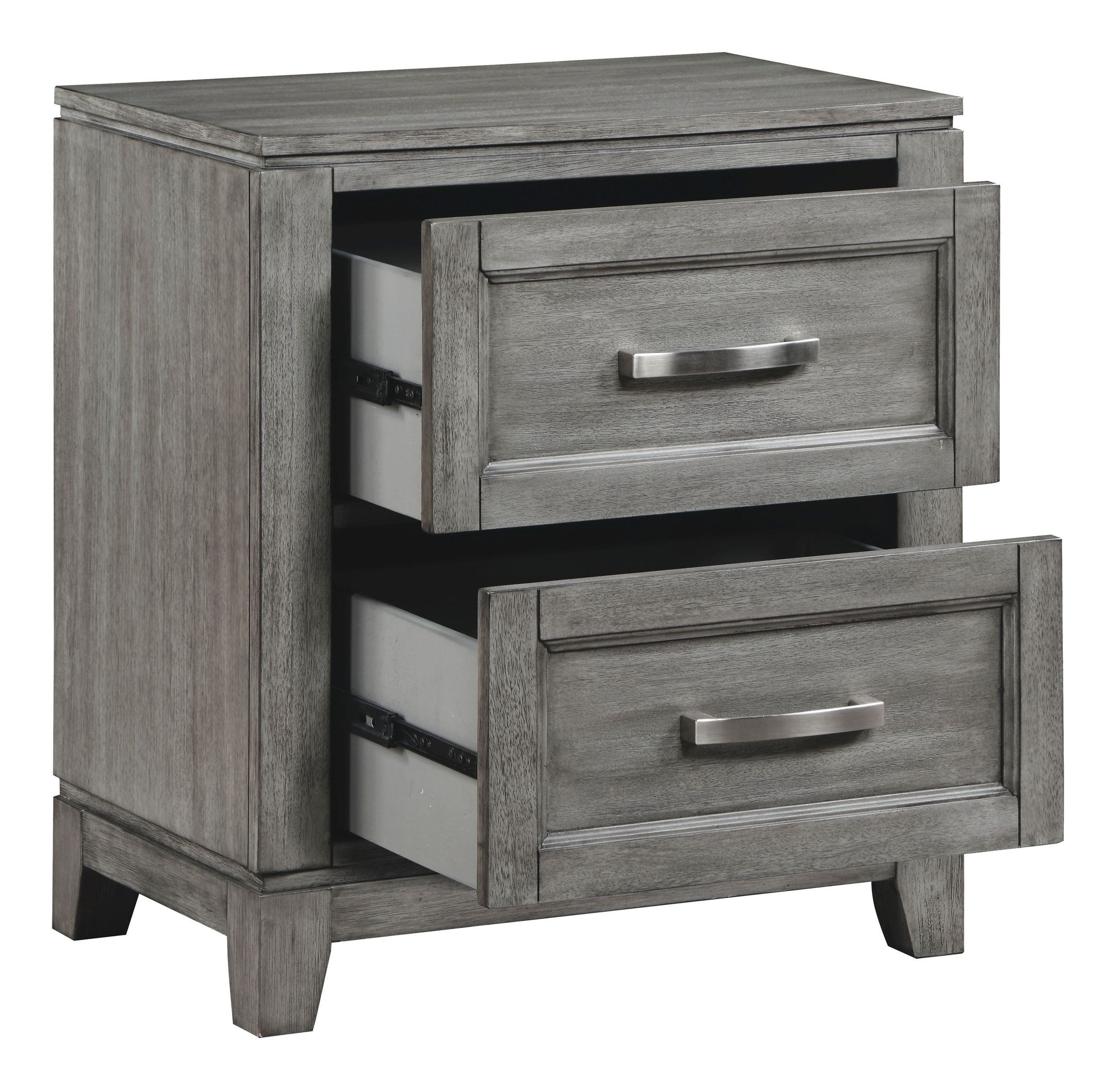 Garretson Wood/Wood Veneer Storage Platform Bedroom Set