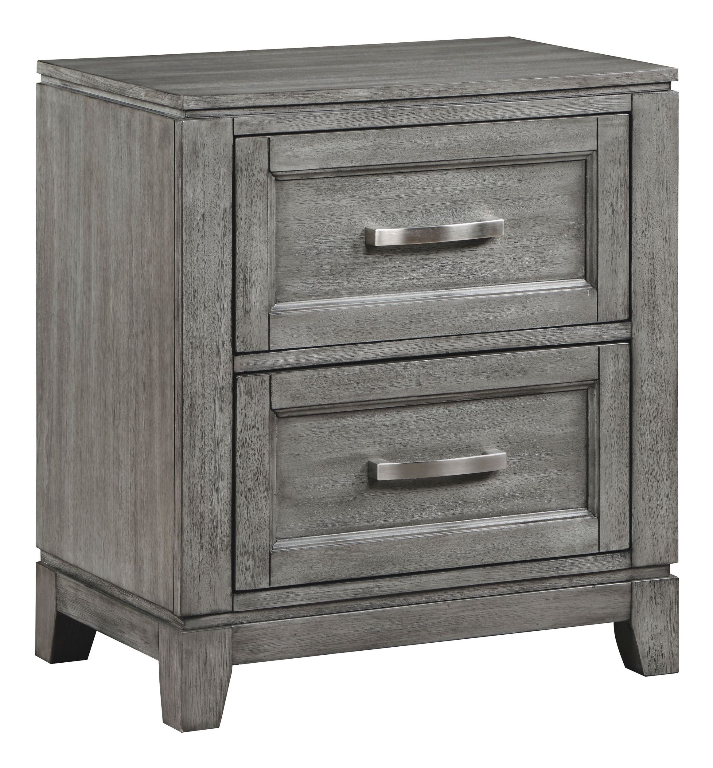 Garretson Wood/Wood Veneer Storage Platform Bedroom Set