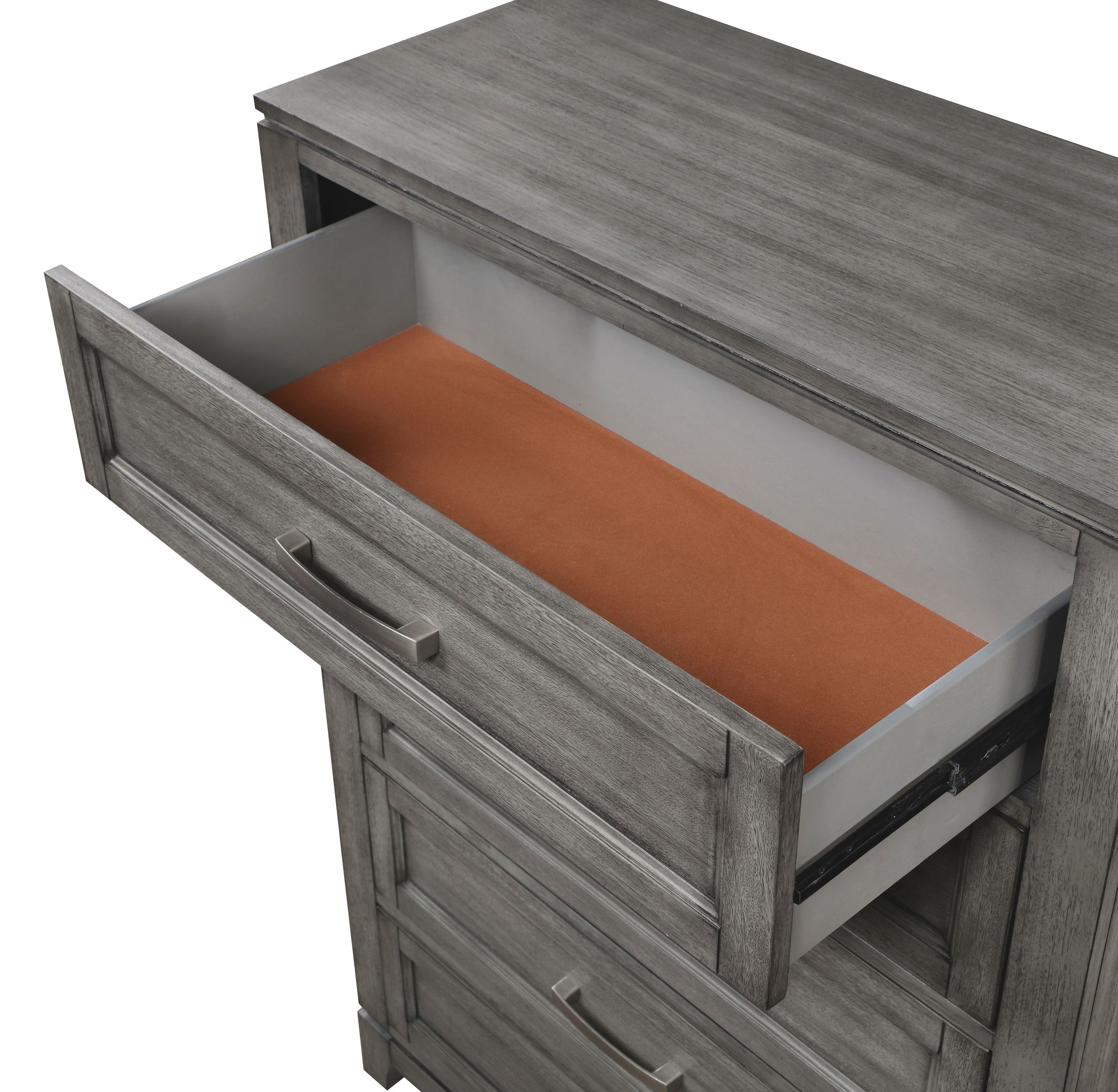 Garretson Wood/Wood Veneer Storage Platform Bedroom Set