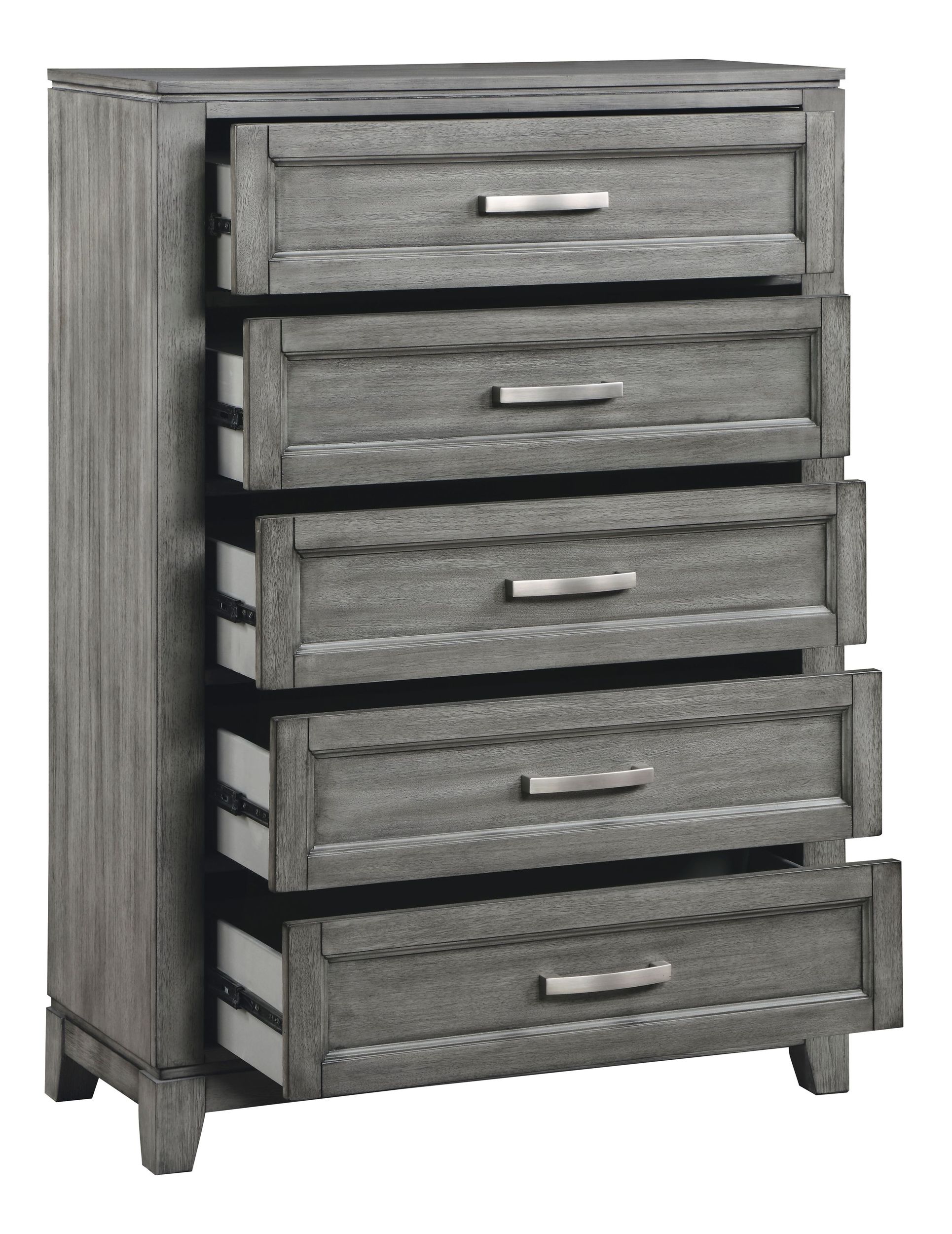 Garretson Wood/Wood Veneer Storage Platform Bedroom Set