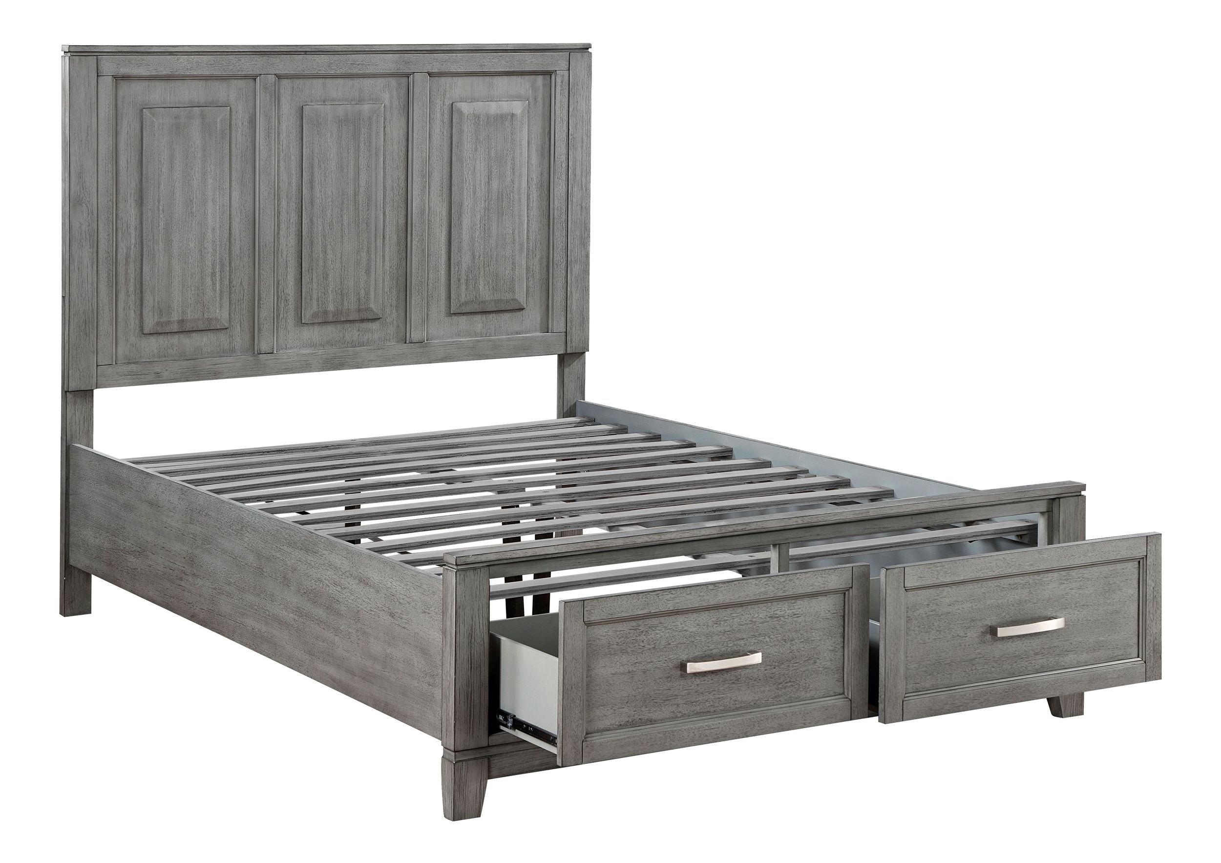 Garretson Wood/Wood Veneer Storage Platform Bedroom Set