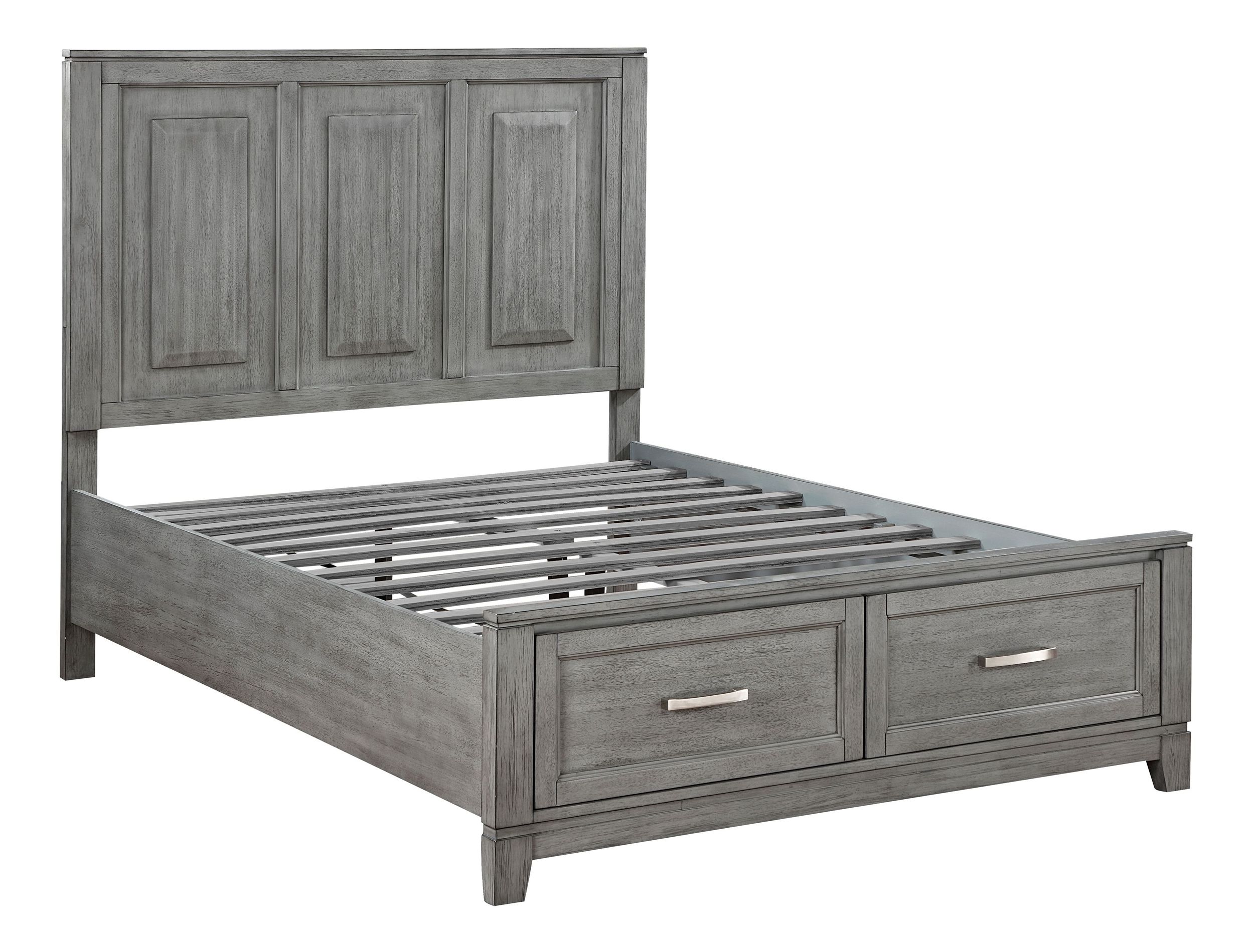 Garretson Wood/Wood Veneer Storage Platform Bedroom Set