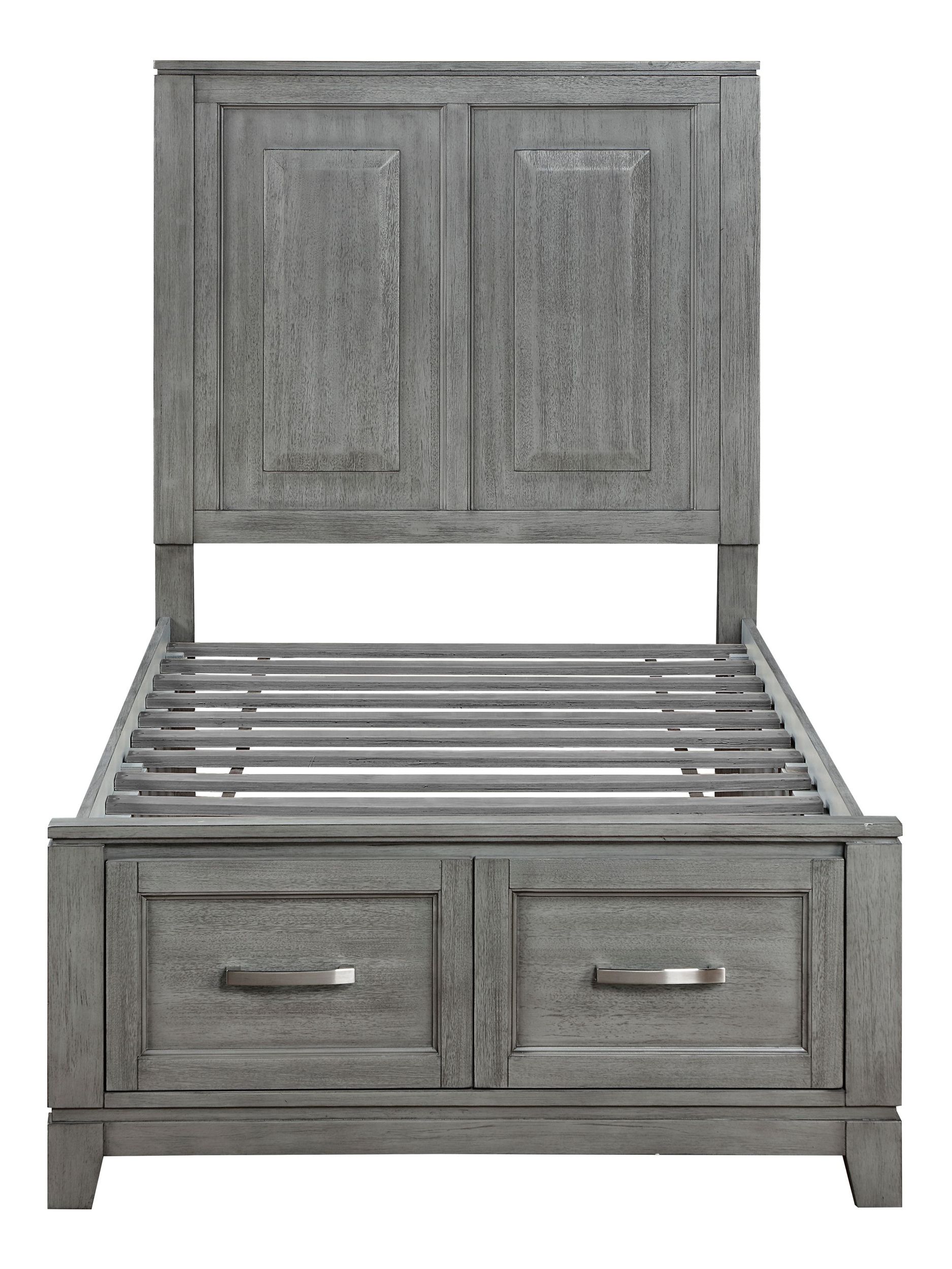 Garretson Wood/Wood Veneer Storage Platform Bedroom Set