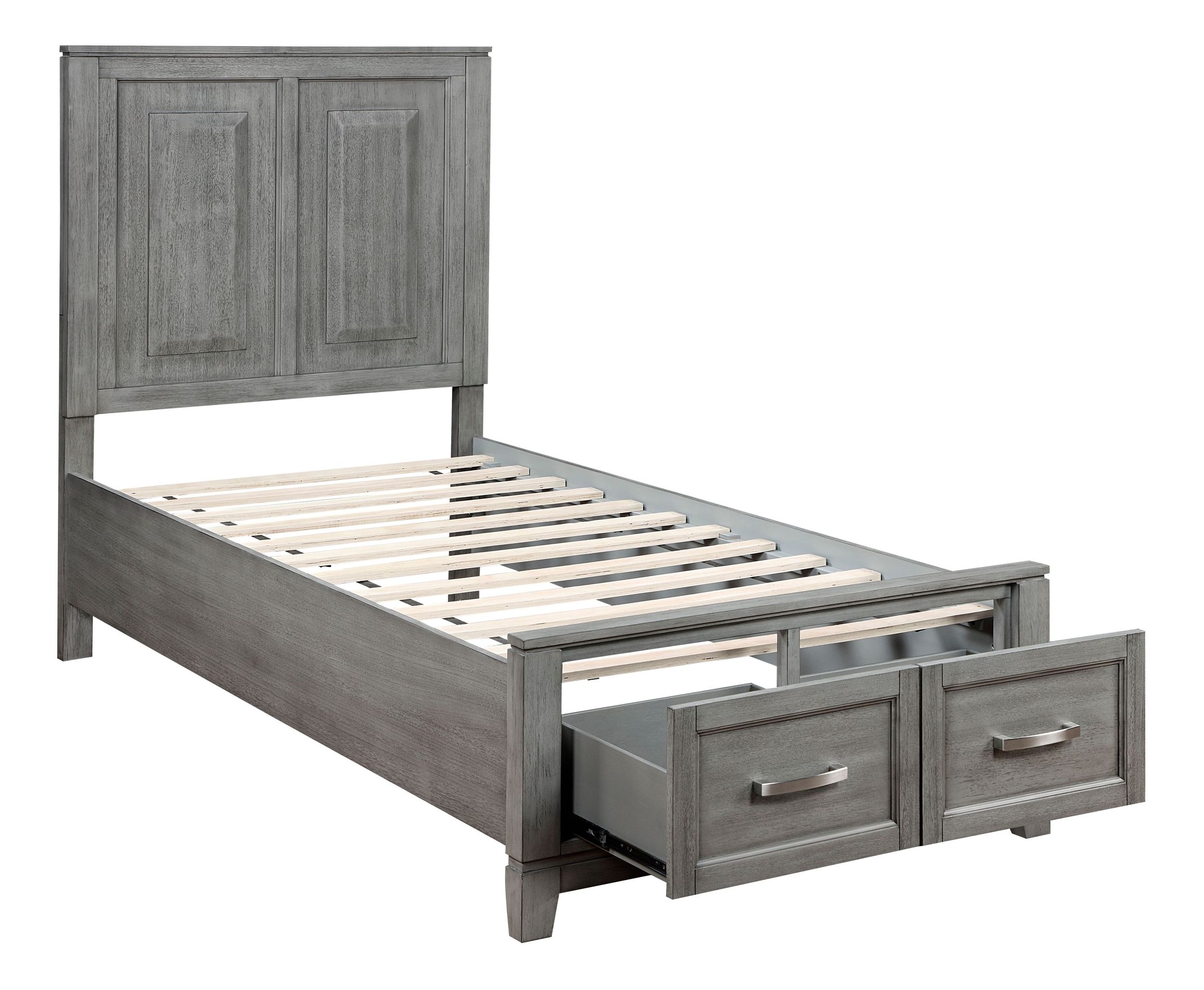 Garretson Wood/Wood Veneer Storage Platform Bedroom Set