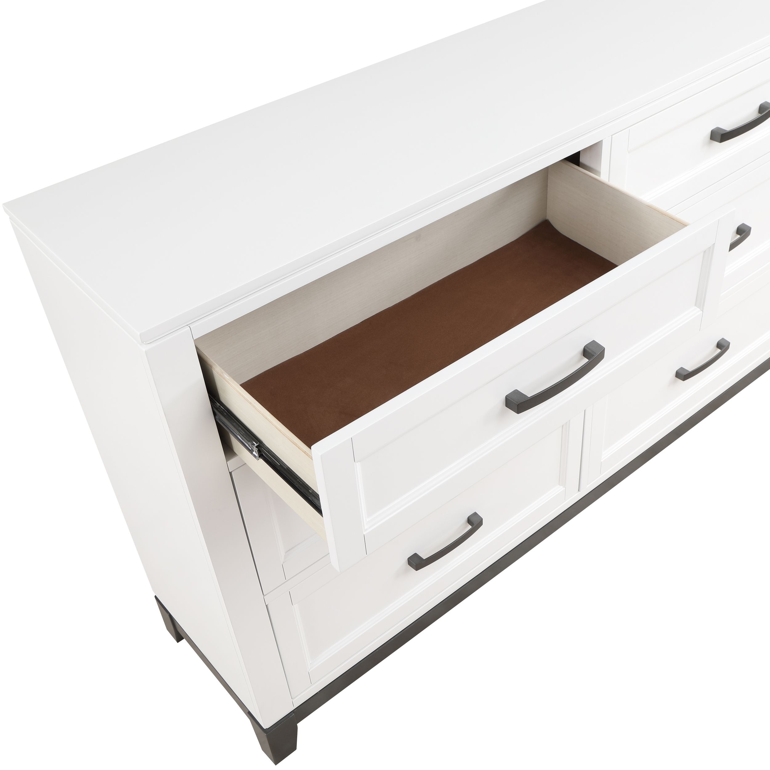 Garretson Wood/Wood Veneer Storage Platform Bedroom Set