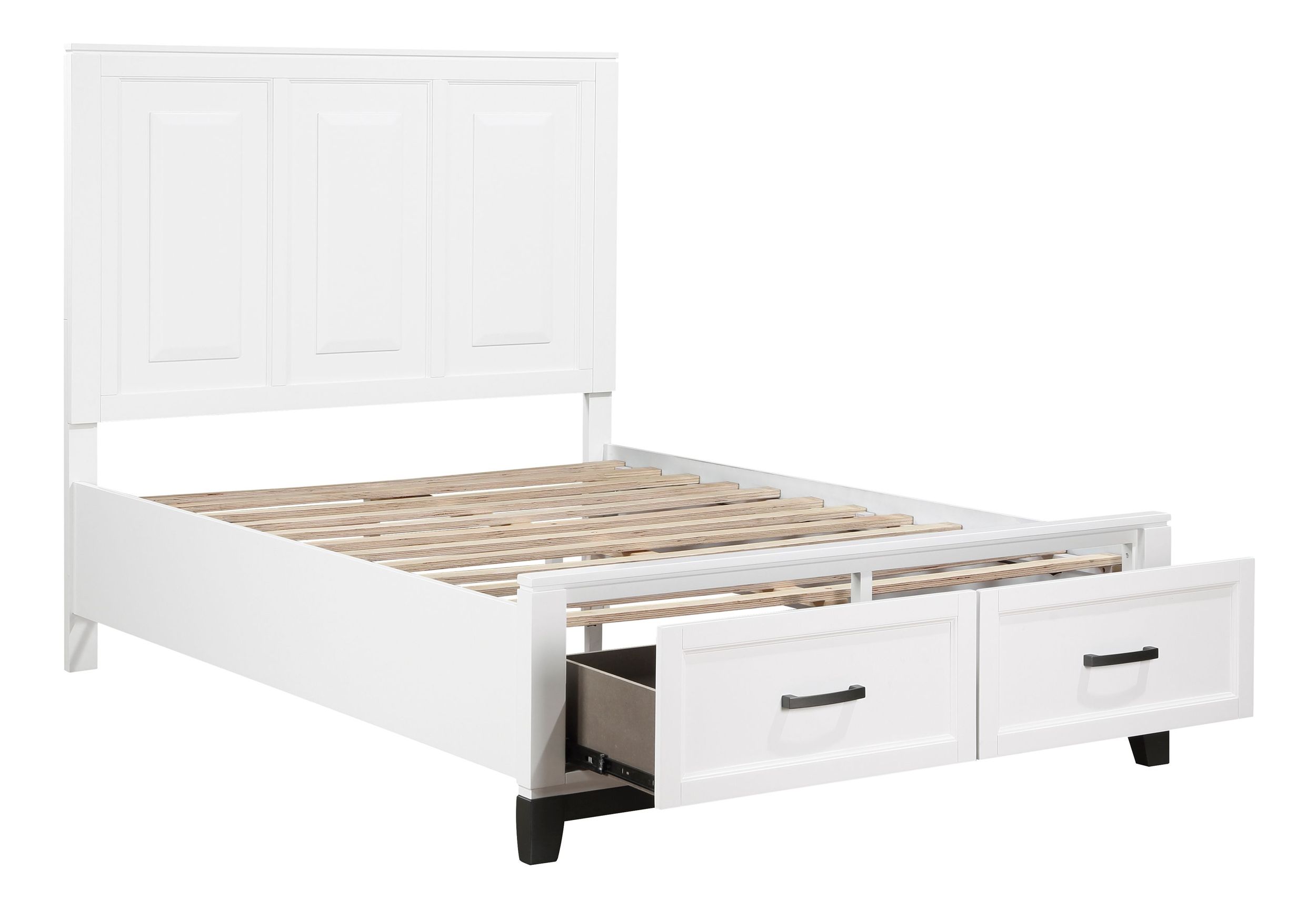 Garretson Wood/Wood Veneer Eastern King Storage Platform Bed