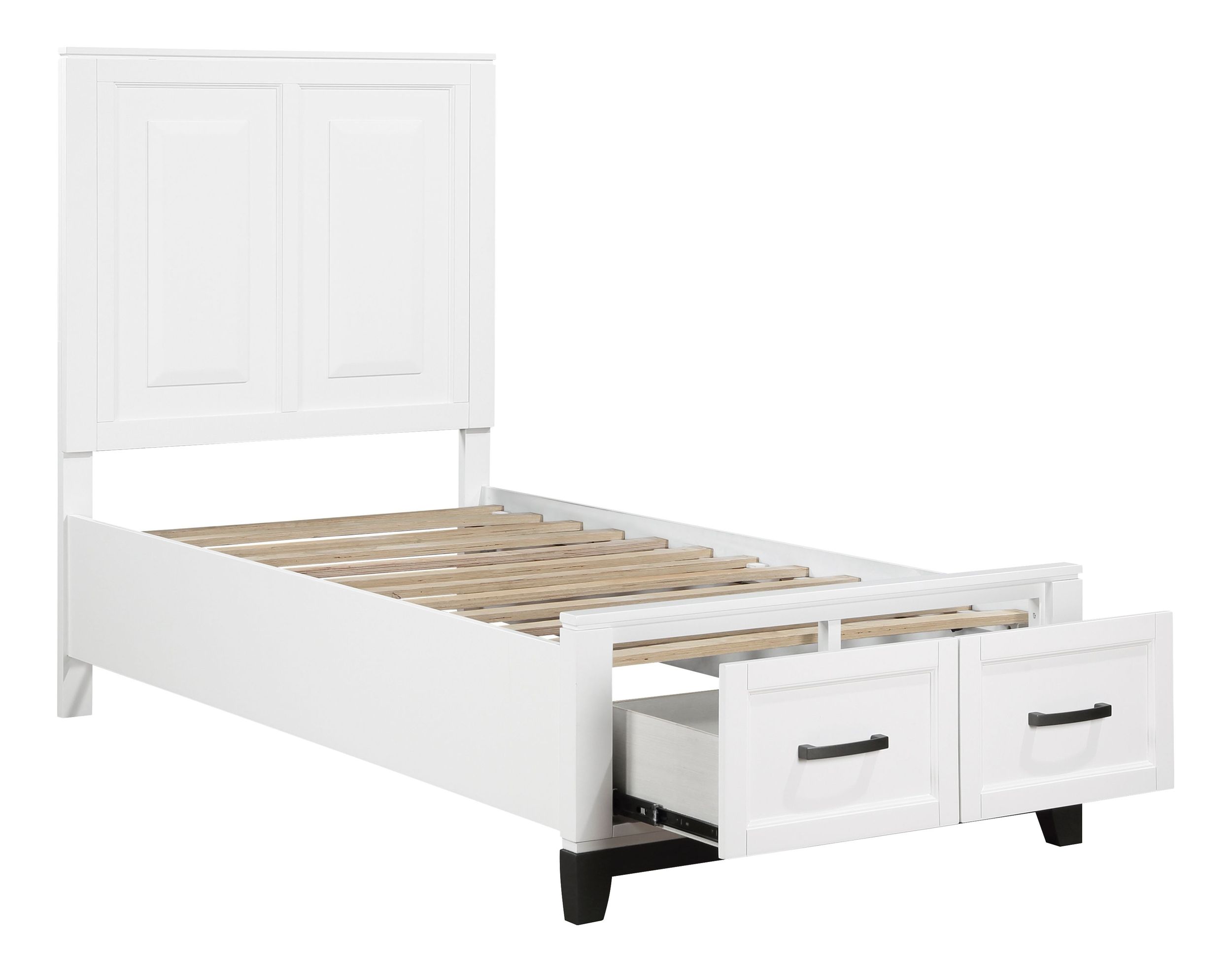 Garretson Wood/Wood Veneer Storage Platform Bedroom Set