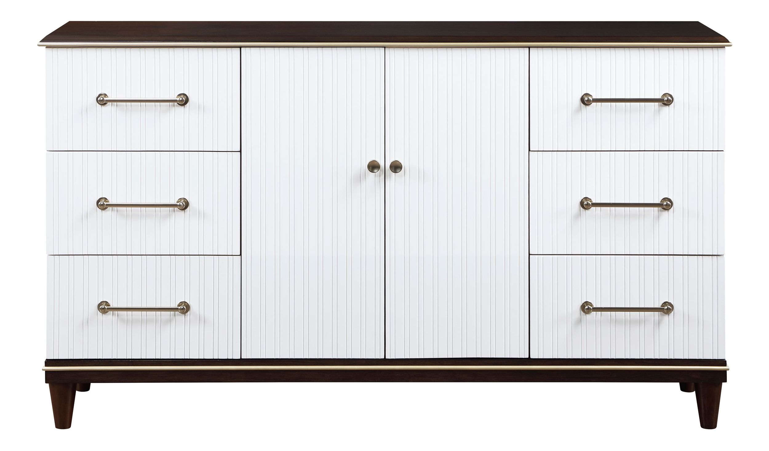 Niles Wood Panel Bedroom Set