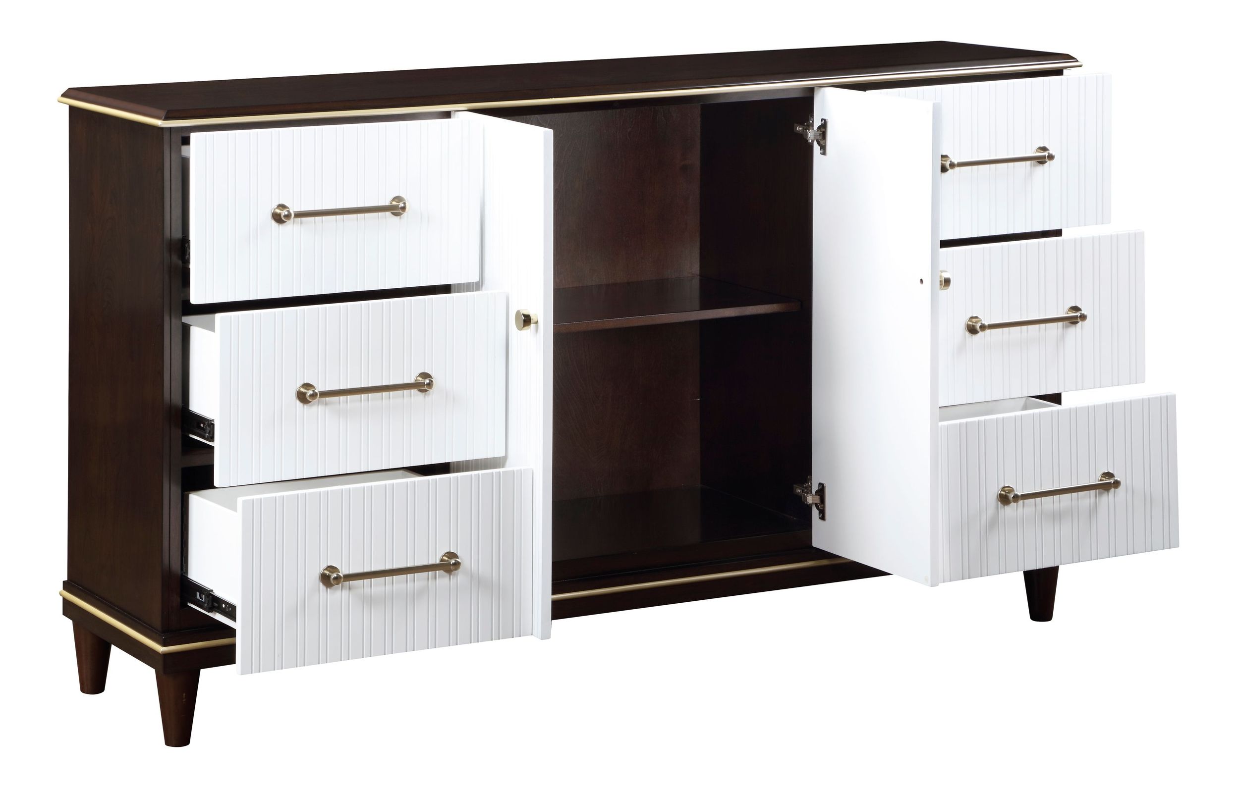 Niles Wood Panel Bedroom Set