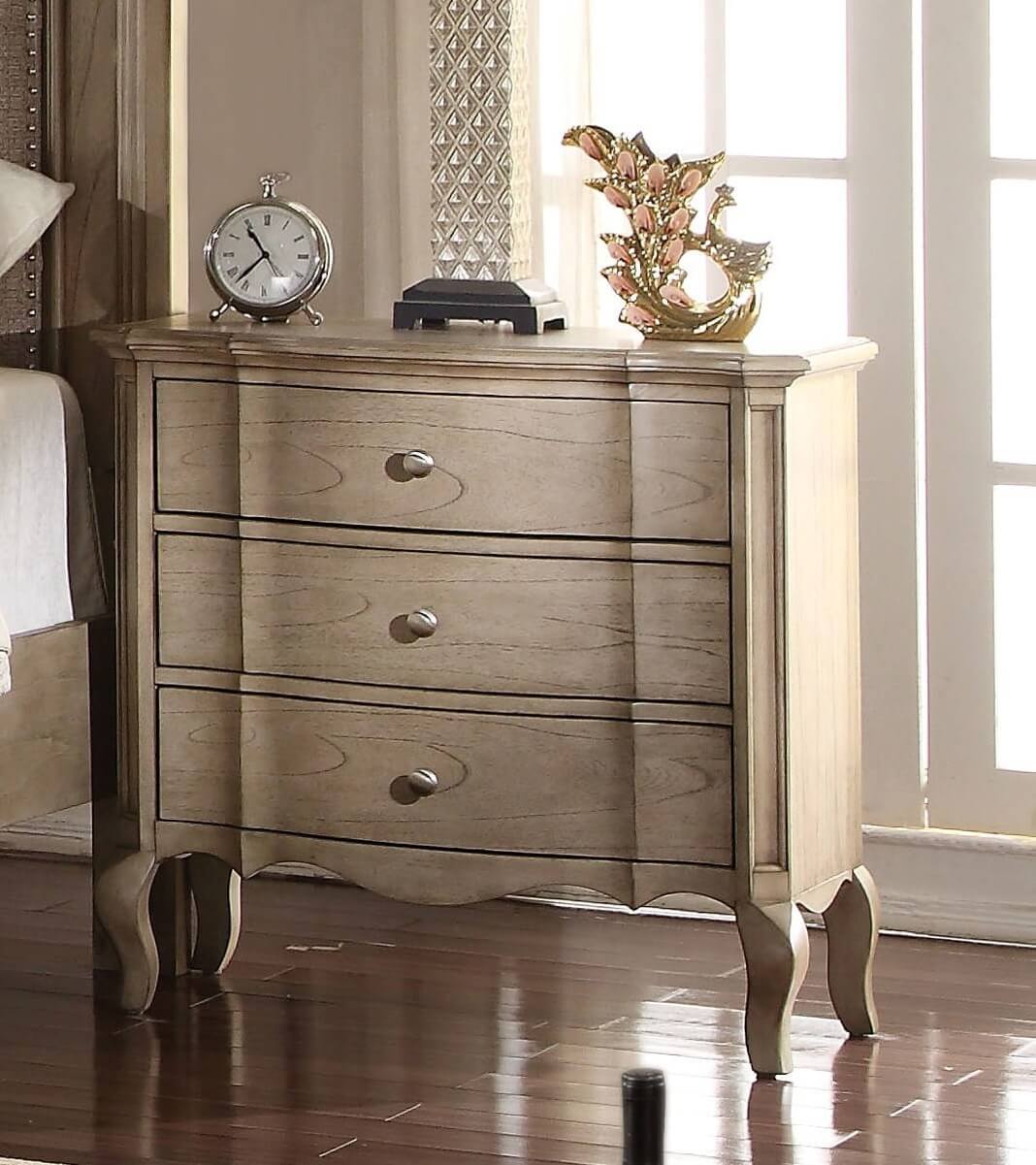 Chelmsford Wood/Wood Veneer Nightstand by Acme Furniture