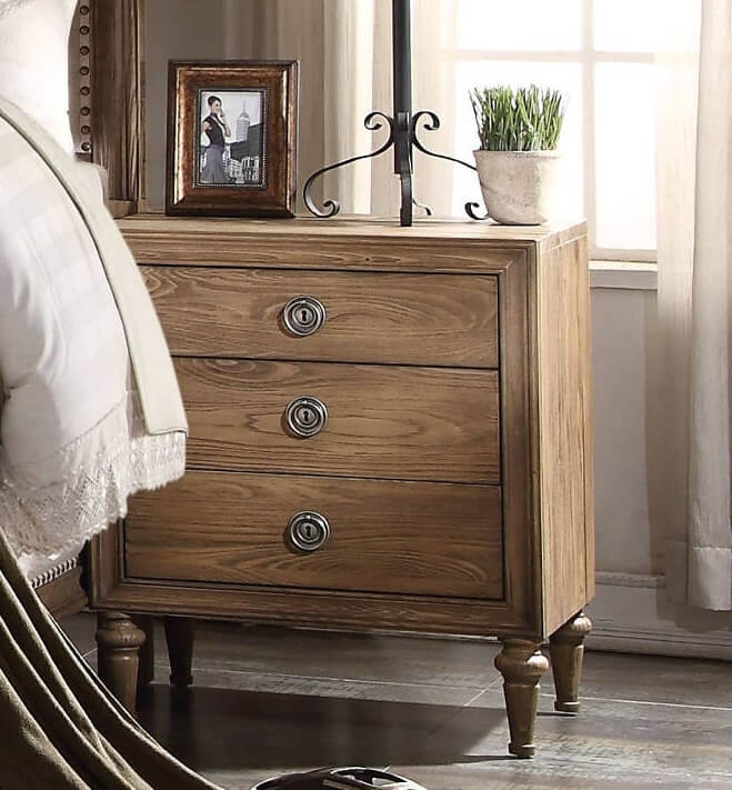 Inverness Wood Nightstand by Acme Furniture