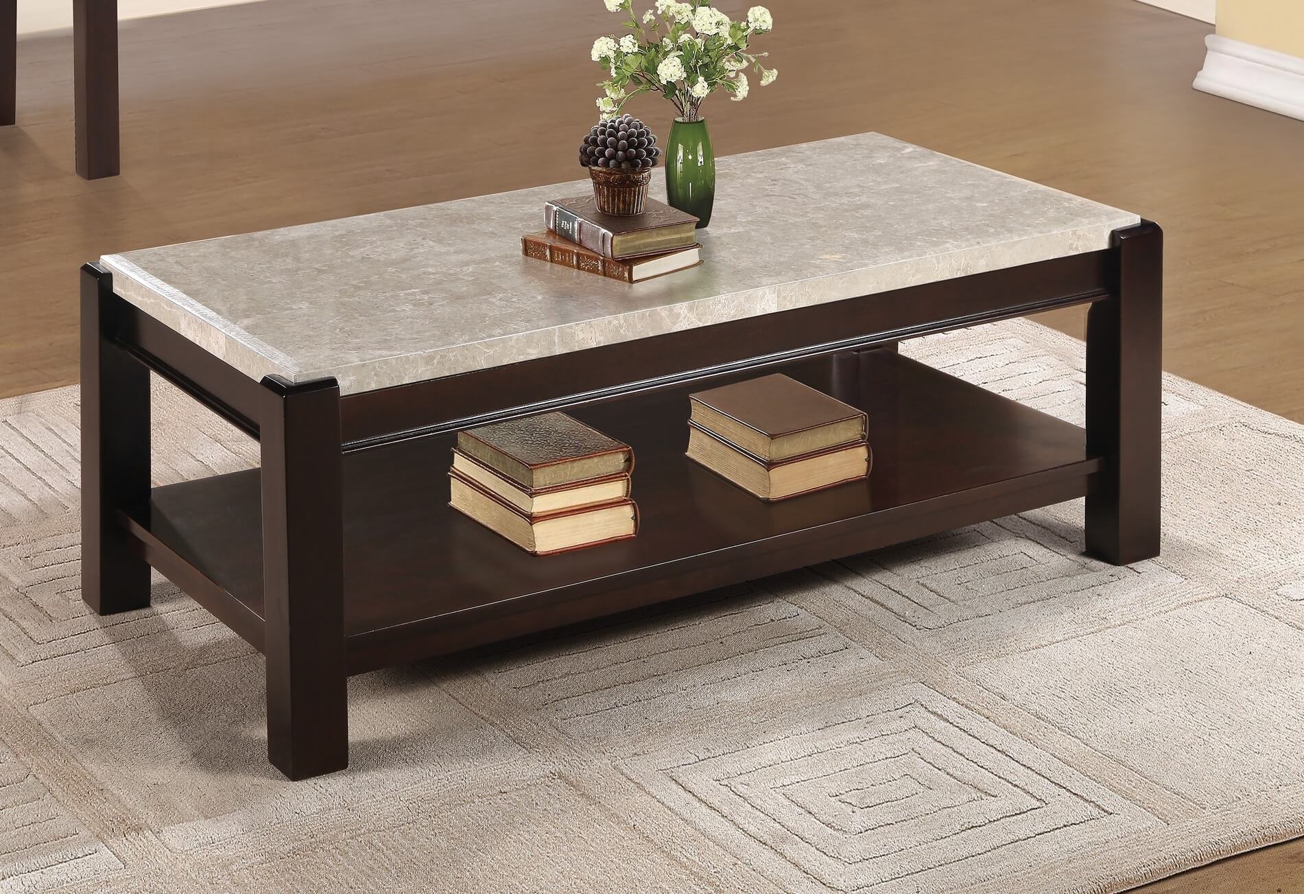 Festus Marble Occasional Table Set by Homelegance